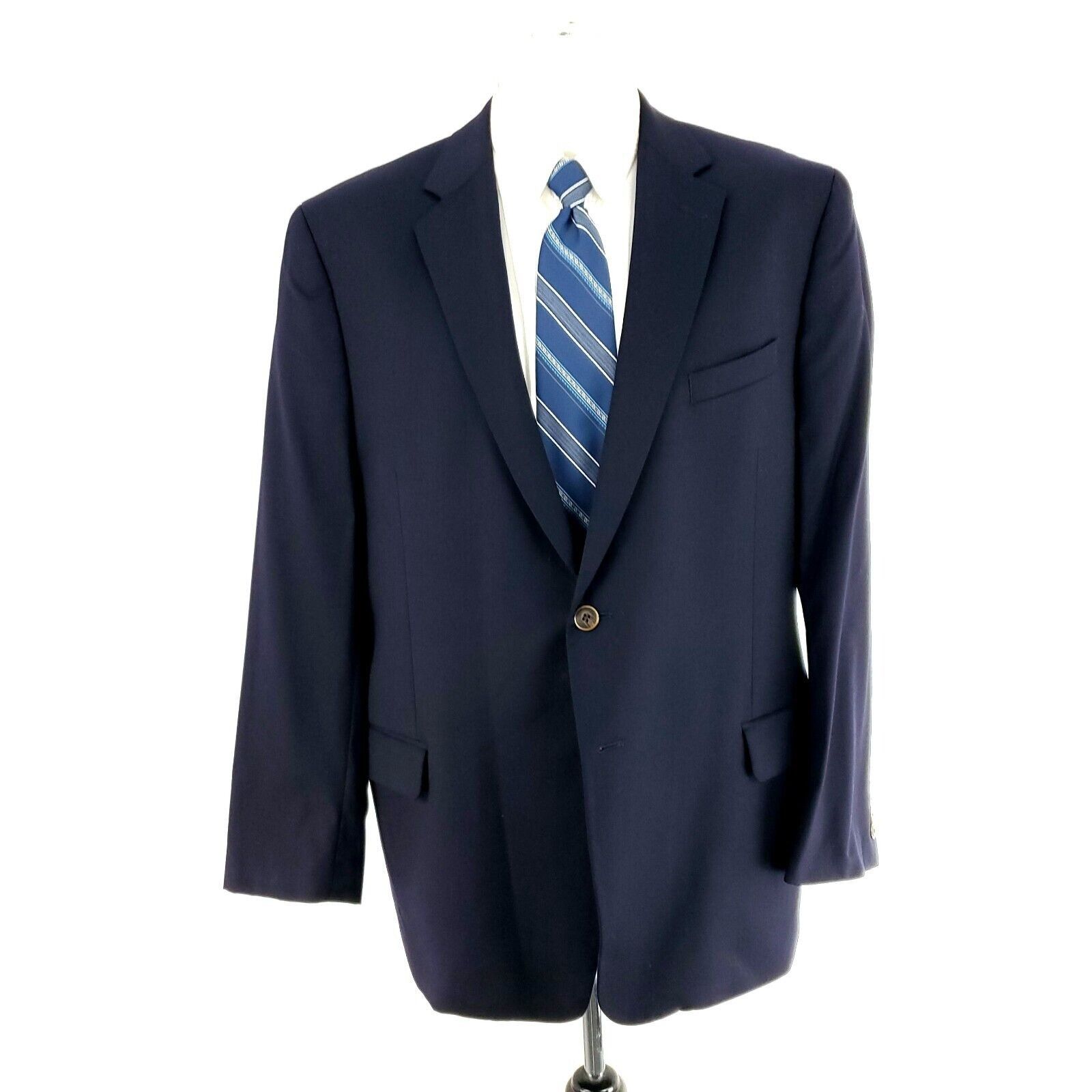 Joseph & Feiss Joseph & Feiss Gold Executive Fit Wool 2 Button 46R Blazer B Size 46R - 3 Thumbnail