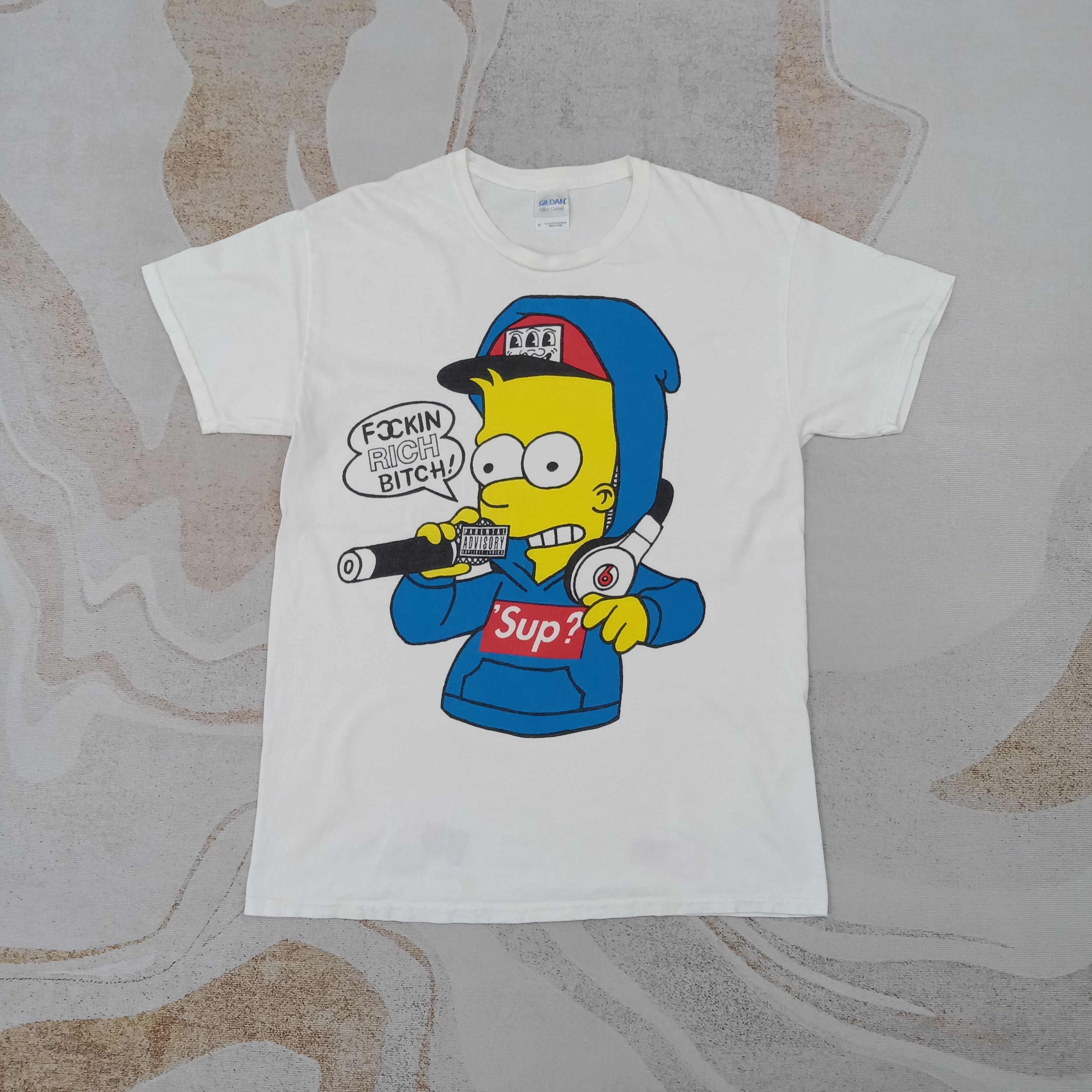 The Simpsons The Simpsons Hip Hop Supreme Style Tshirt C267N30 Size US M / EU 48-50 / 2 - 1 Thumbnail