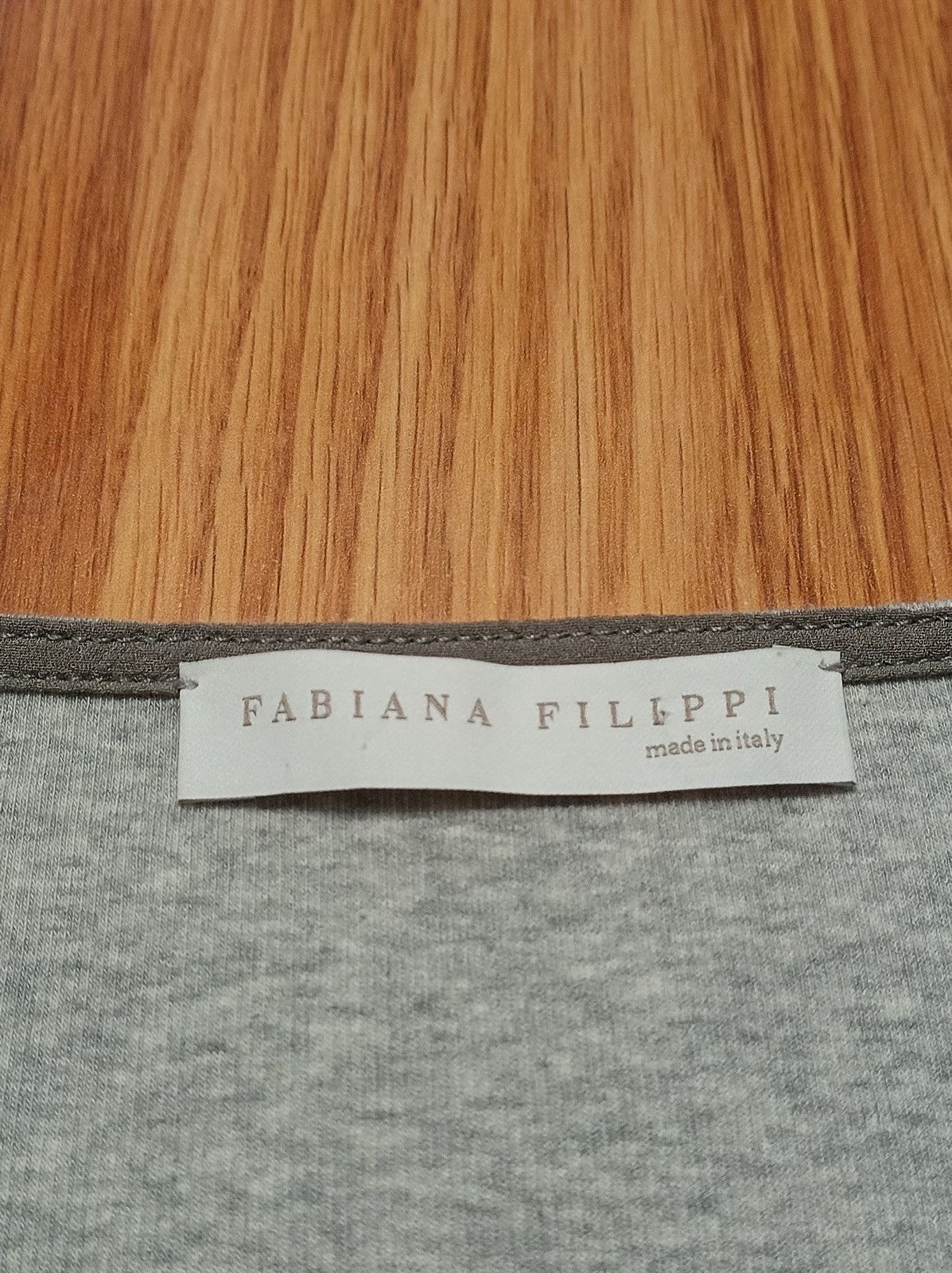 Fabiana Filippi Fabiana Filippi Grey Cotton Silk Blouse Shirt Size M Size M / US 6-8 / IT 42-44 - 10 Thumbnail