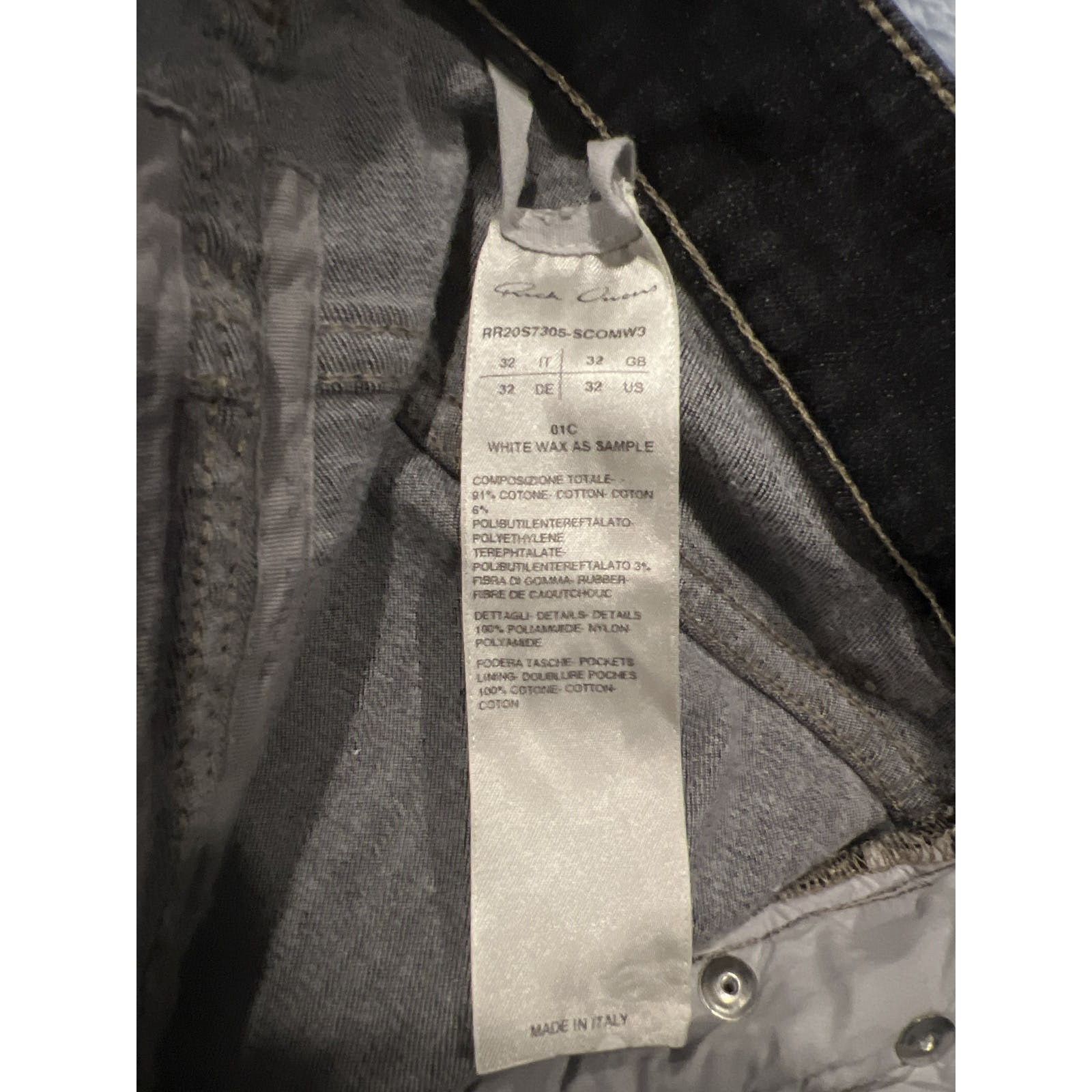 Rick Owens Rick Owens Denim Patchwork Skinny Jeans Size US 32 / EU 48 - 8 Thumbnail