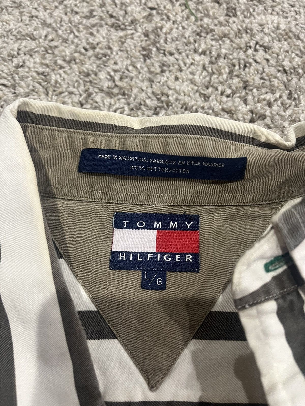 Tommy Hilfiger × Vintage Tommy Hilfiger Button up Shirt Size US L / EU 52-54 / 3 - 4 Thumbnail