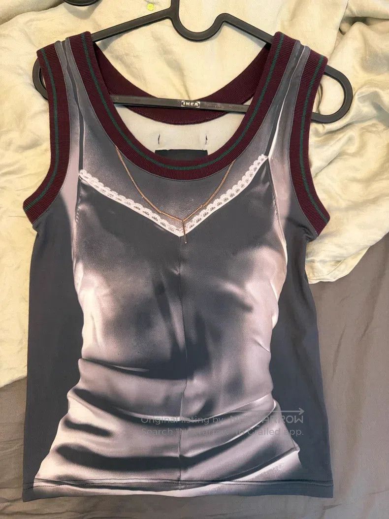 Y/Project Y/Project Gray Satin Vest Size XXS / US 00 / IT 34 - 1 Thumbnail