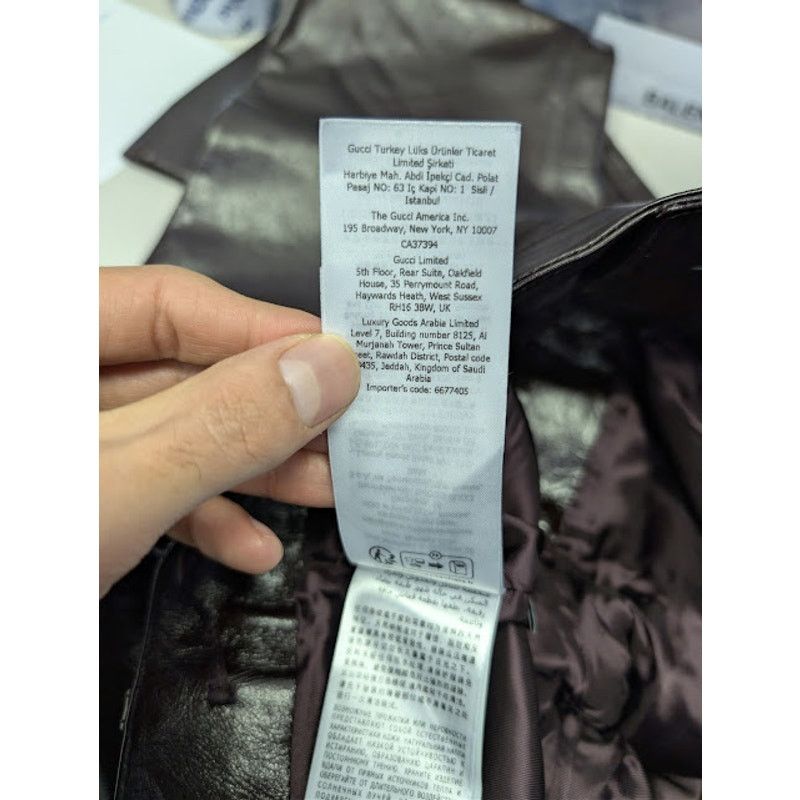 Gucci o1rshd1 Shiny Soft Leather Pant in Shiny Bordeaux Size US 32 / EU 48 - 18 Thumbnail