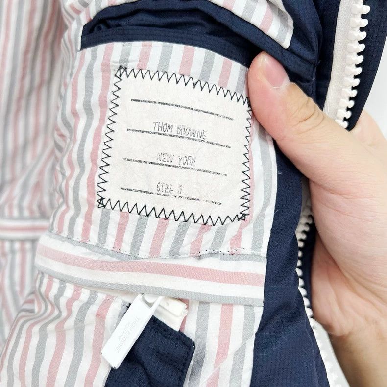 Thom Browne Thom Browne size3 Hit the color striped down jacket Size US L / EU 52-54 / 3 - 6 Thumbnail