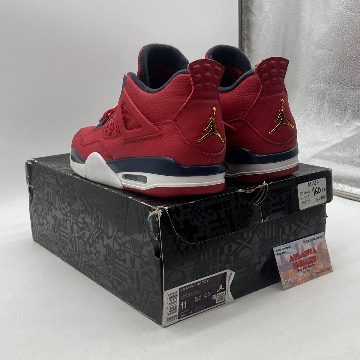 Jordan Brand Air Jordan 4 FIBA Size US 11 / EU 44 - 4 Thumbnail