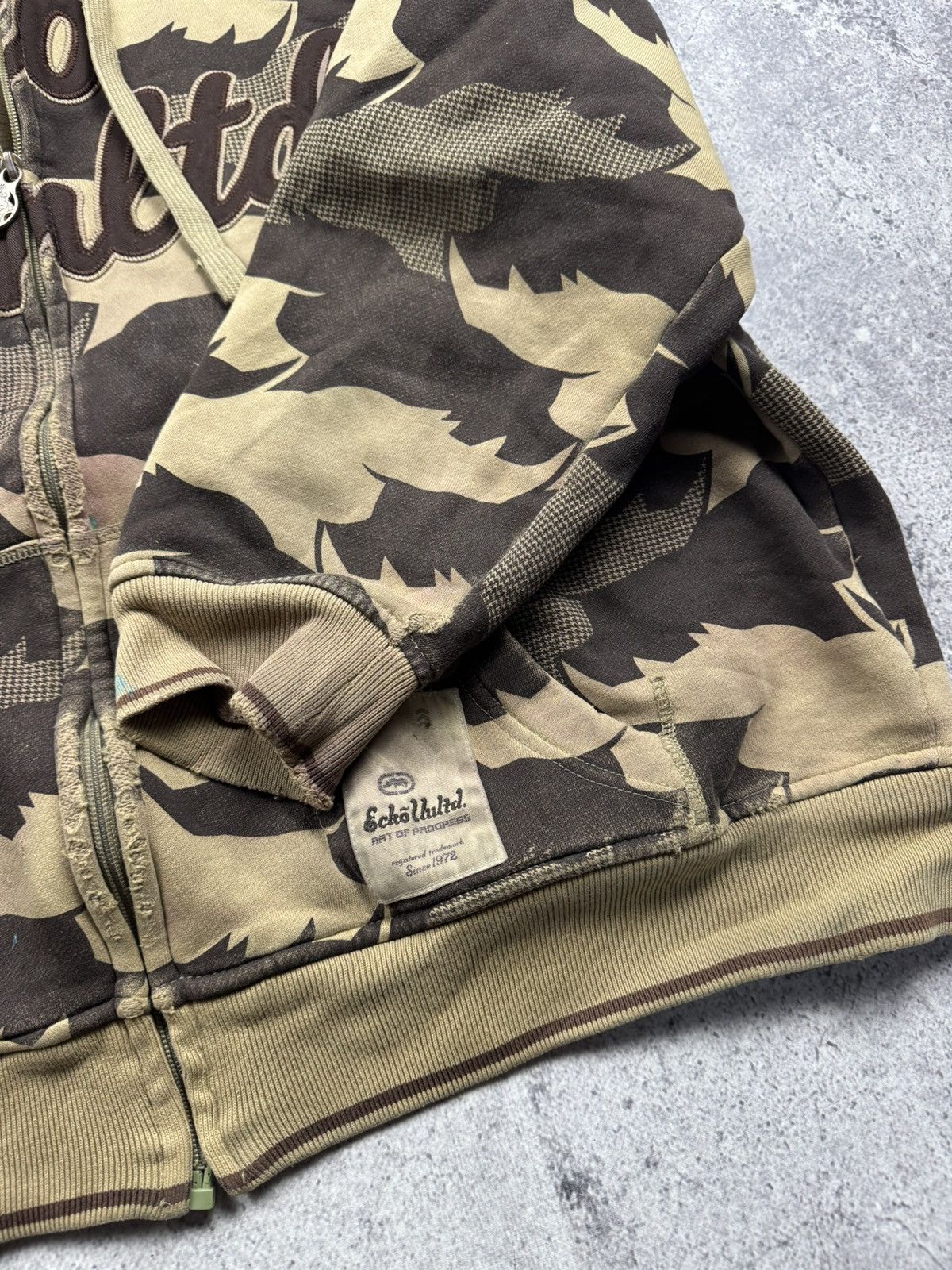Ecko Unltd. Crazy Vintage Ecko Unltd Y2K Zip Hoodie Y2K Style Japan Size US L / EU 52-54 / 3 - 13 Thumbnail