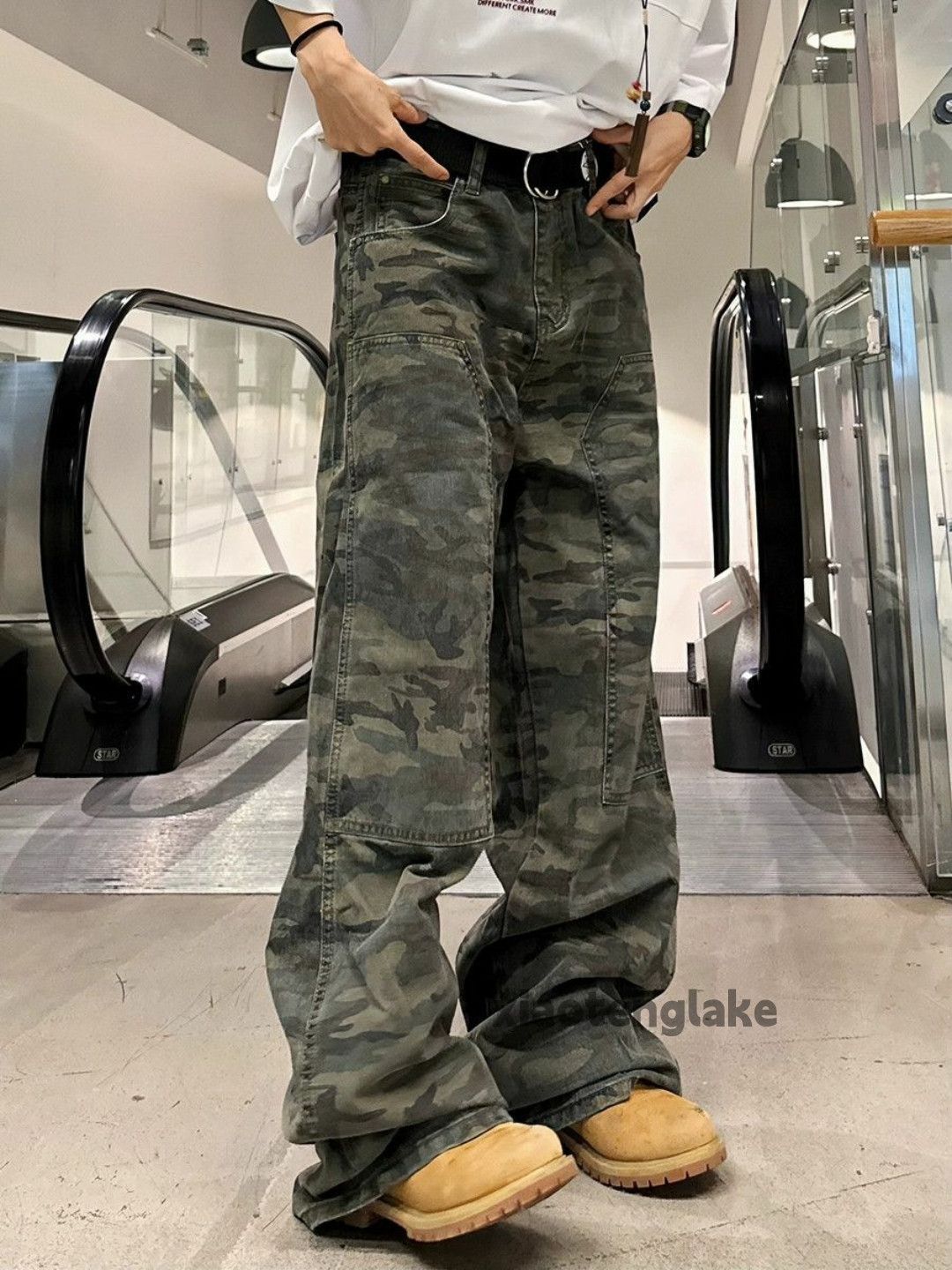 Designer × Japanese Brand × Vintage utility military loose baggy skate carpenter hiphop pants Size US 30 / EU 46 - 6 Thumbnail