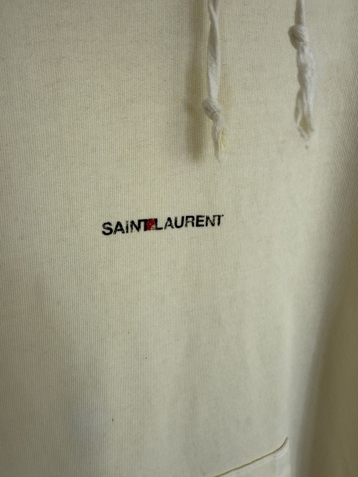 Saint Laurent Paris $990 SS19 Saint Laurent Rive Gauche logo hoodie M Size US M / EU 48-50 / 2 - 11 Thumbnail