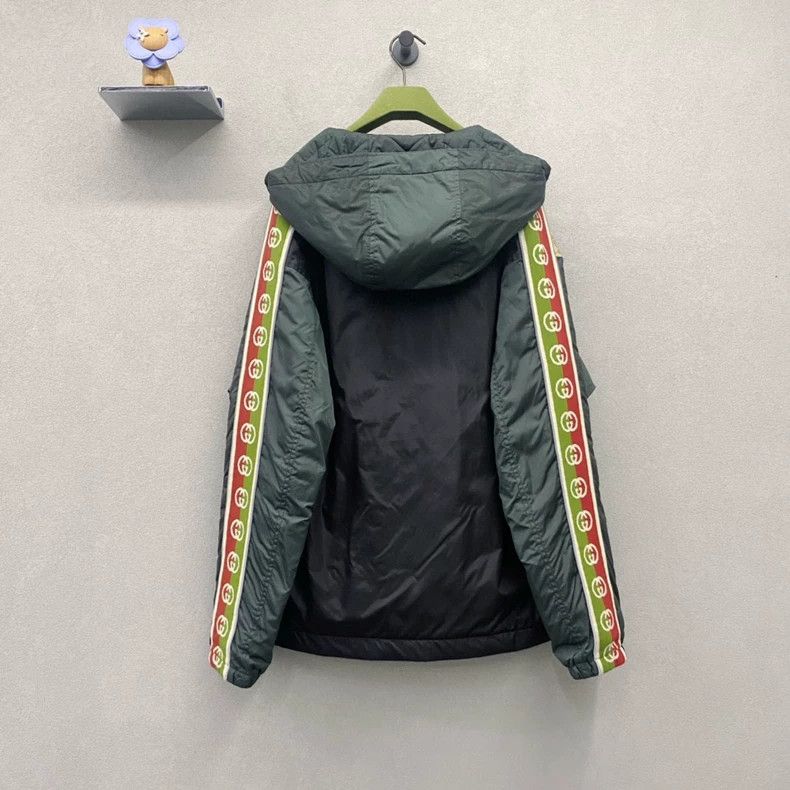 Gucci Gucci Green retro GG caccard color block jacket 2502-Nextar Size US S / EU 44-46 / 1 - 2 Thumbnail
