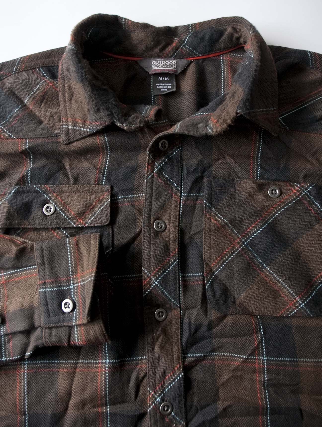 Outdoor Research Outdoor Research Shirt Flannel Size M Plaid Brown Size US M / EU 48-50 / 2 - 1 Thumbnail