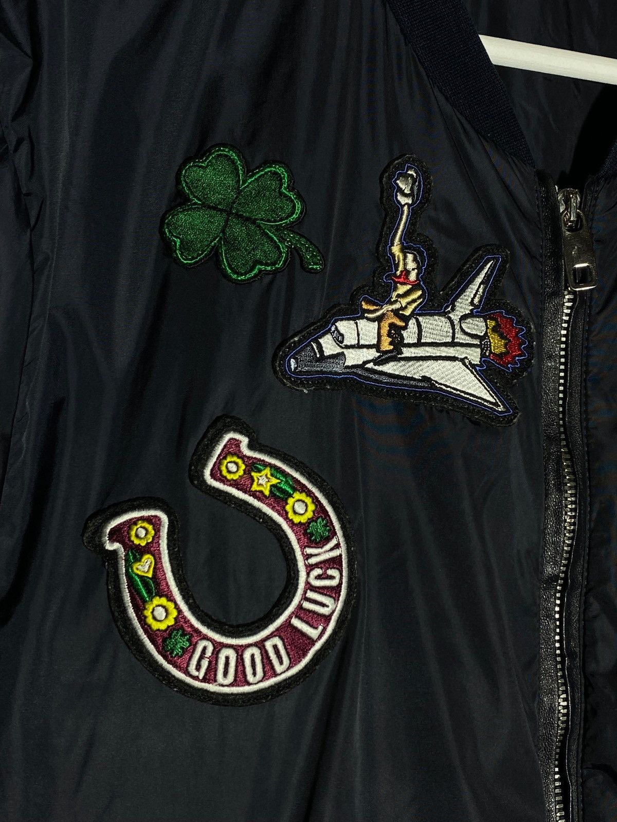 Dolce & Gabbana Dolce Gabbana Designers Patch Logo Nylon Bomber Jacket Size US M / EU 48-50 / 2 - 6 Thumbnail