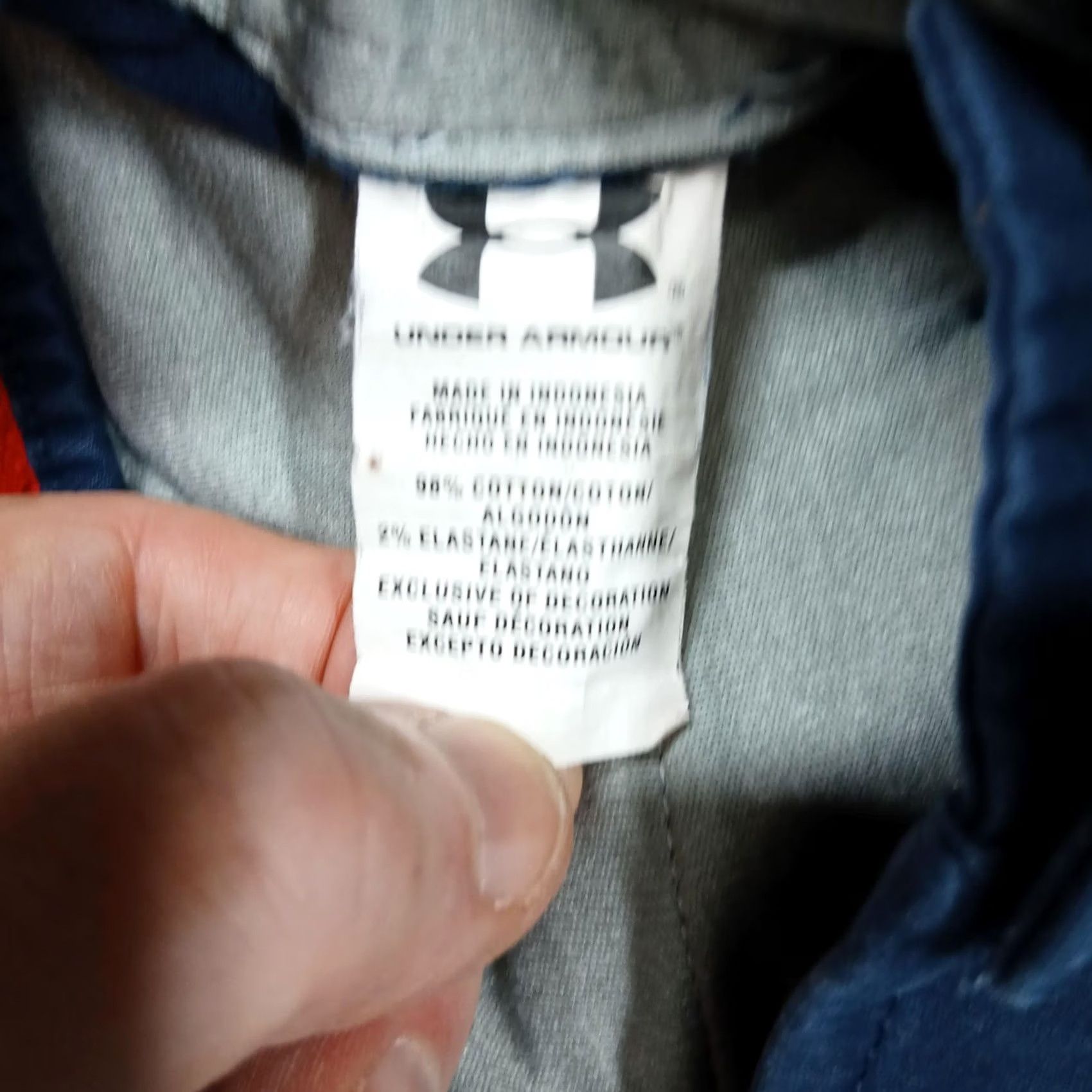 Under Armour Under Armour Shorts Mens 34 Navy Blue Chino Golf Stretch Performance Casual Shirt? Size US 34 / EU 50 - 5 Thumbnail