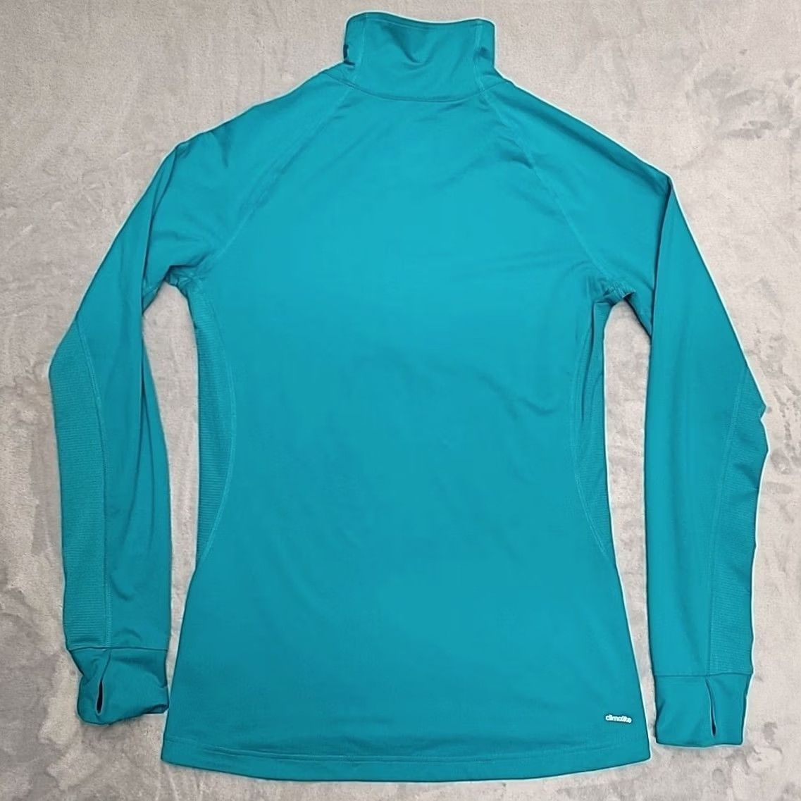 Adidas Adidas Pullover Quarter Zip Activewear Athleisure Climalite Teal Green M Women Size M / US 6-8 / IT 42-44 - 7 Thumbnail