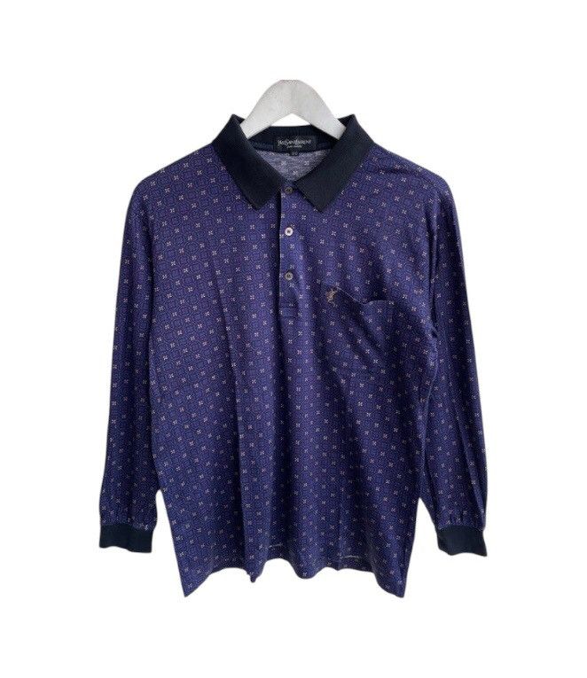 Vintage × Yves Saint Laurent YSL vintage Yves Saint Lauren AOP Rugby Size US M / EU 48-50 / 2 - 1 Thumbnail