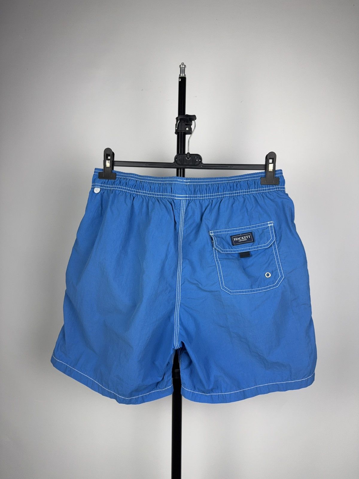 Hackett × Vintage Hackett London Blue logo Premium Casual Shorts Size US 34 / EU 50 - 3 Thumbnail