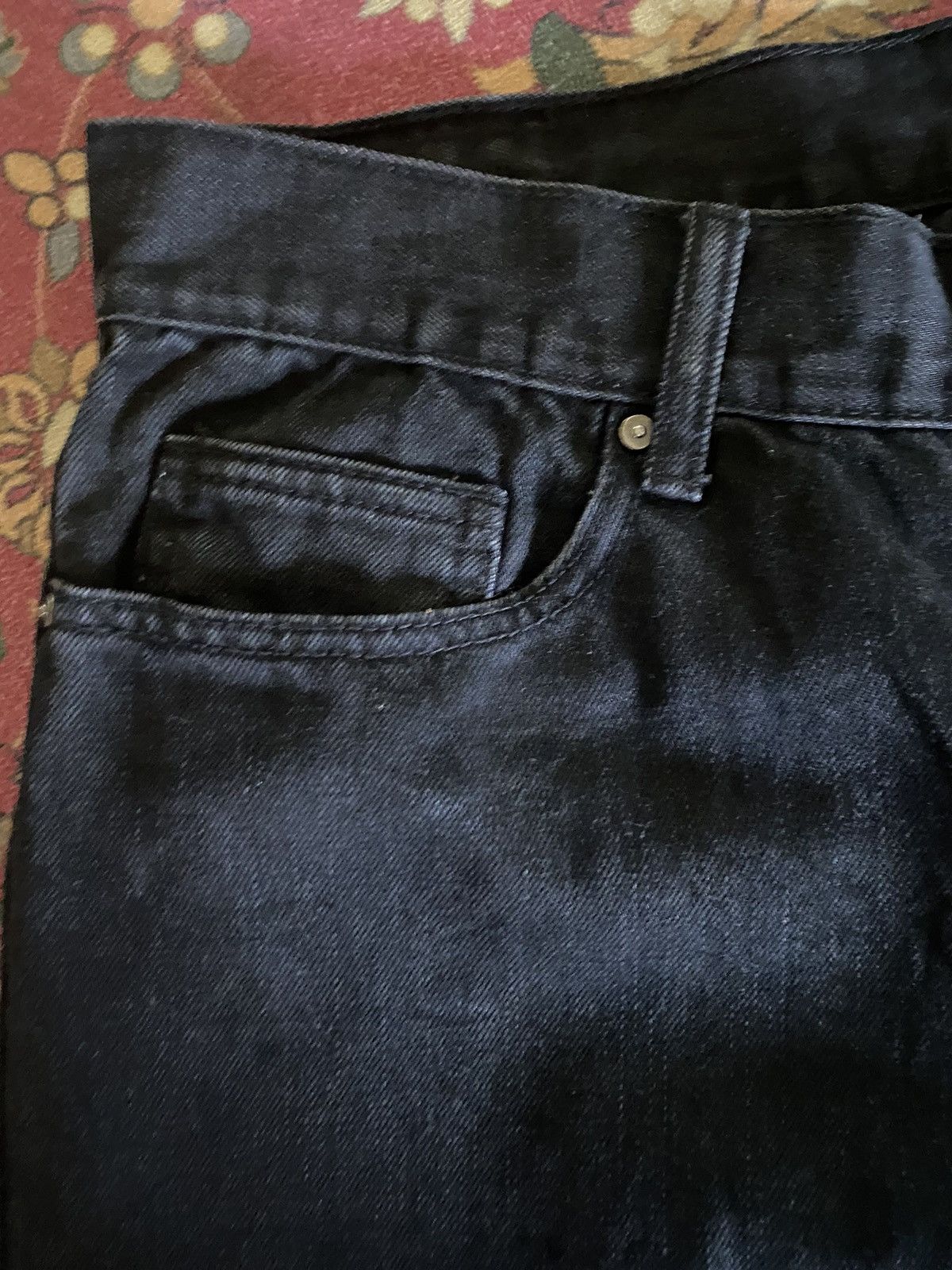 Black Icon Vintage Japanese Brand Black Icon Distressed Rick Owen Style Size US 32 / EU 48 - 6 Thumbnail
