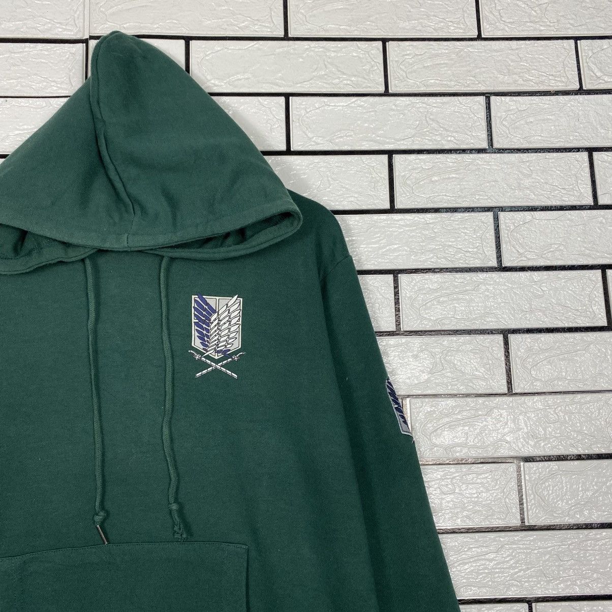 Japanese Brand Attack On Titan Hoodie Jacket Big Logo Design Size US M / EU 48-50 / 2 - 7 Thumbnail