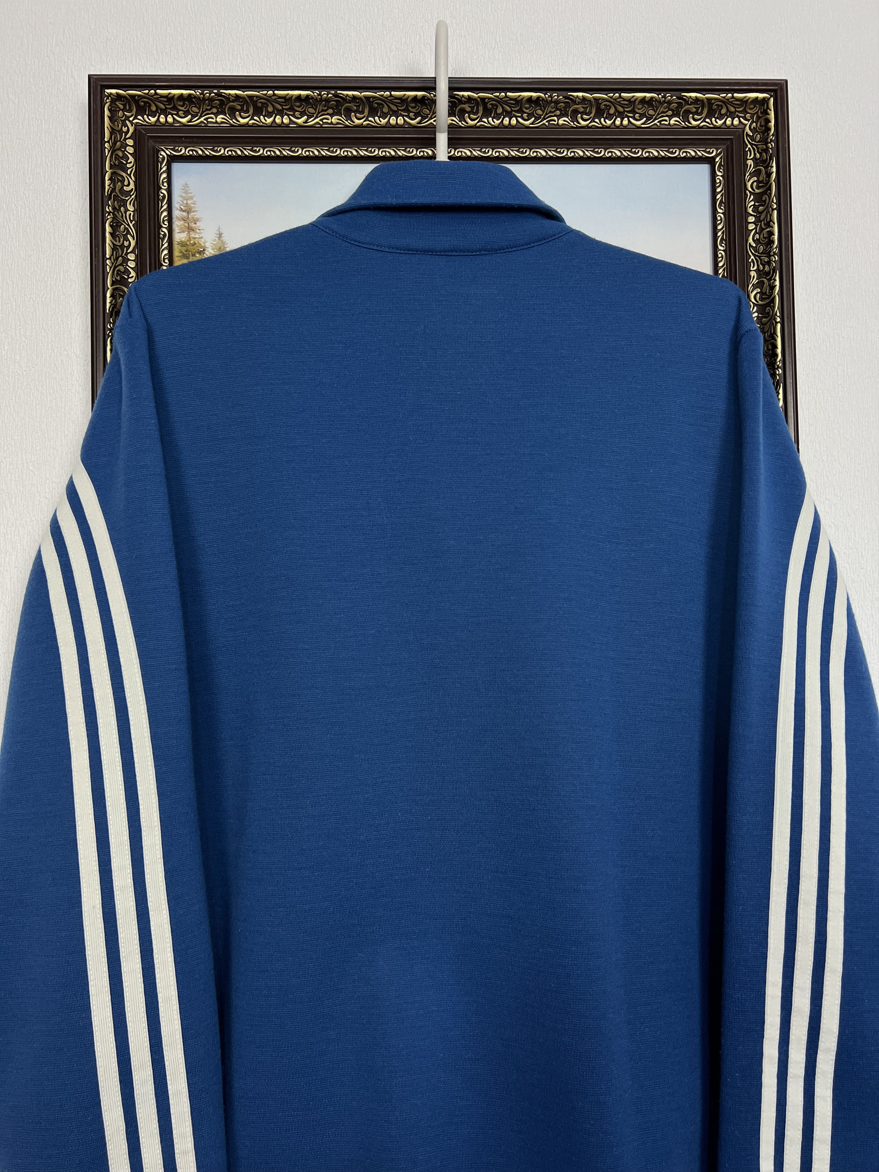Adidas Vintage 80's Schwahn West Germany Jacket Blue Track Top Size US XXL / EU 58 / 5 - 9 Thumbnail