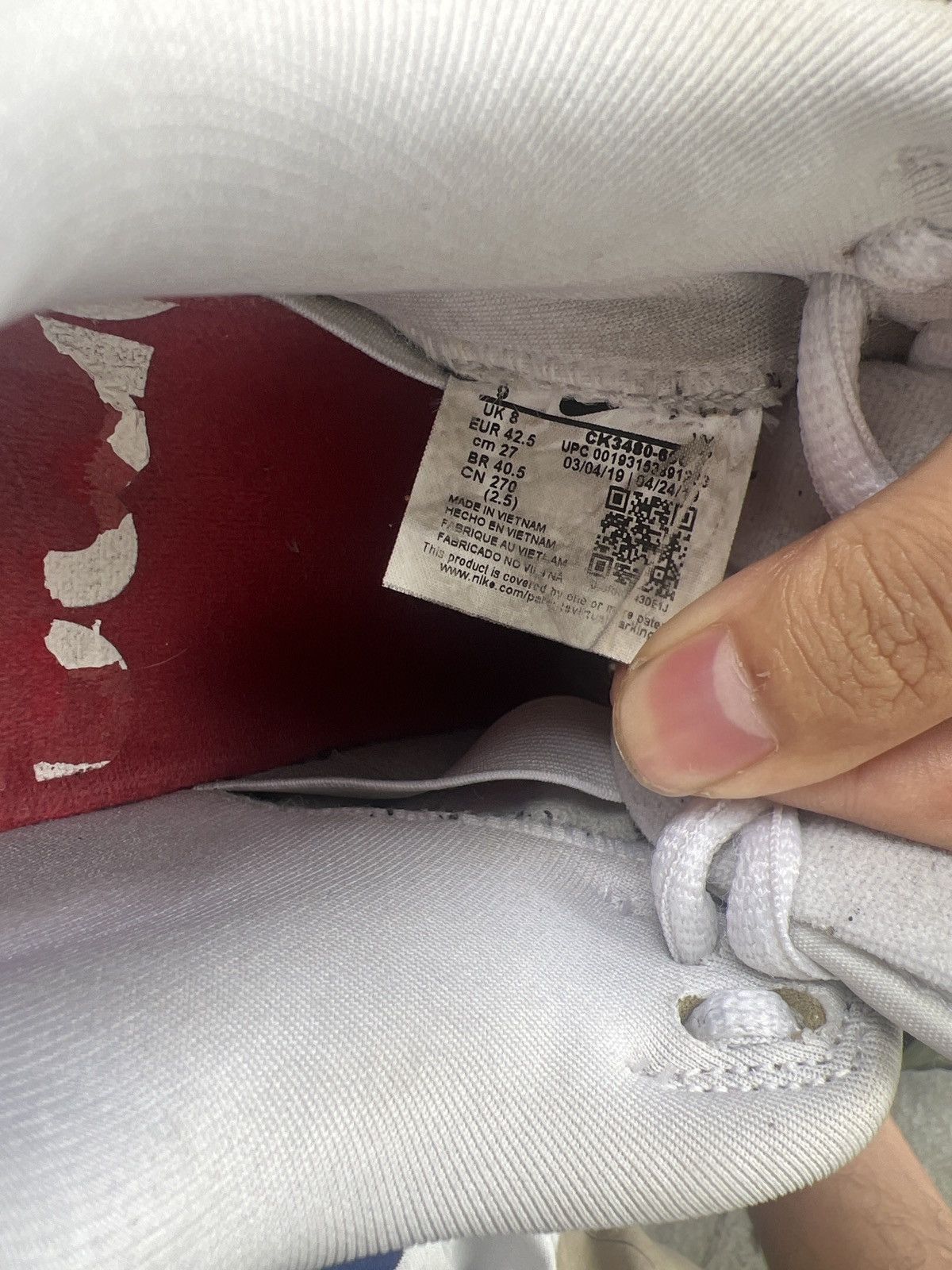 Nike × Supreme Nike Supreme x Dunk SB Low ‘Varsity Red’ CK3480-600 Size US 9 / EU 42 - 10 Thumbnail