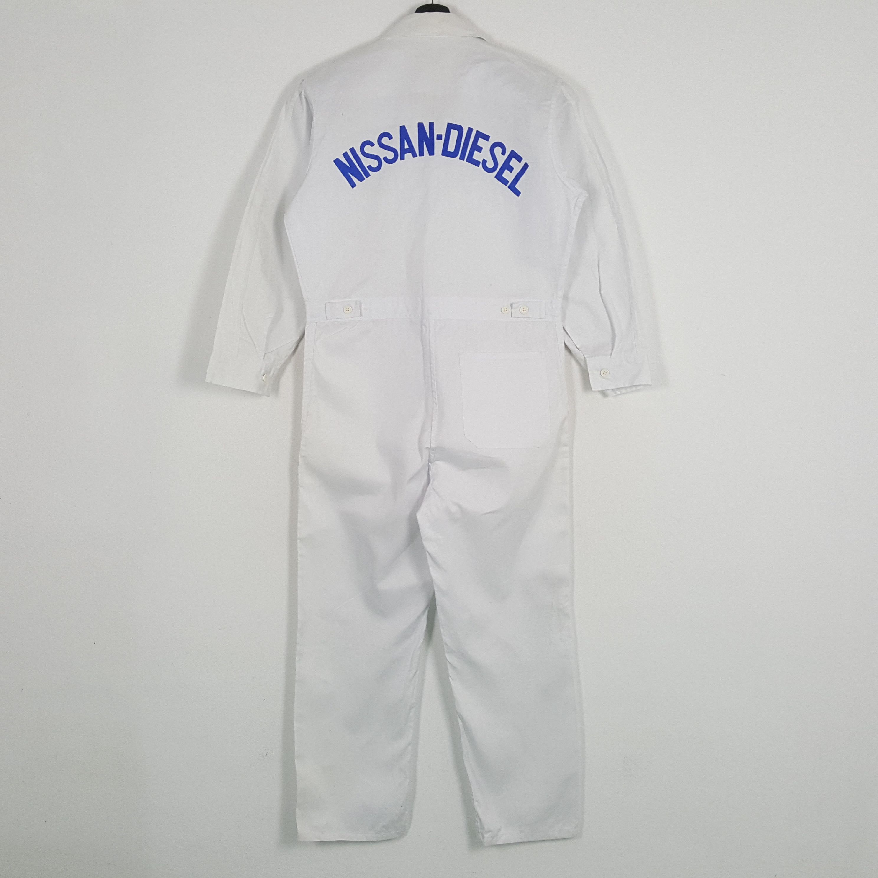 Japanese Brand × Vintage Nissan Diesel Japanese Motorsports Coverall Jacket Size US M / EU 48-50 / 2 - 1 Thumbnail