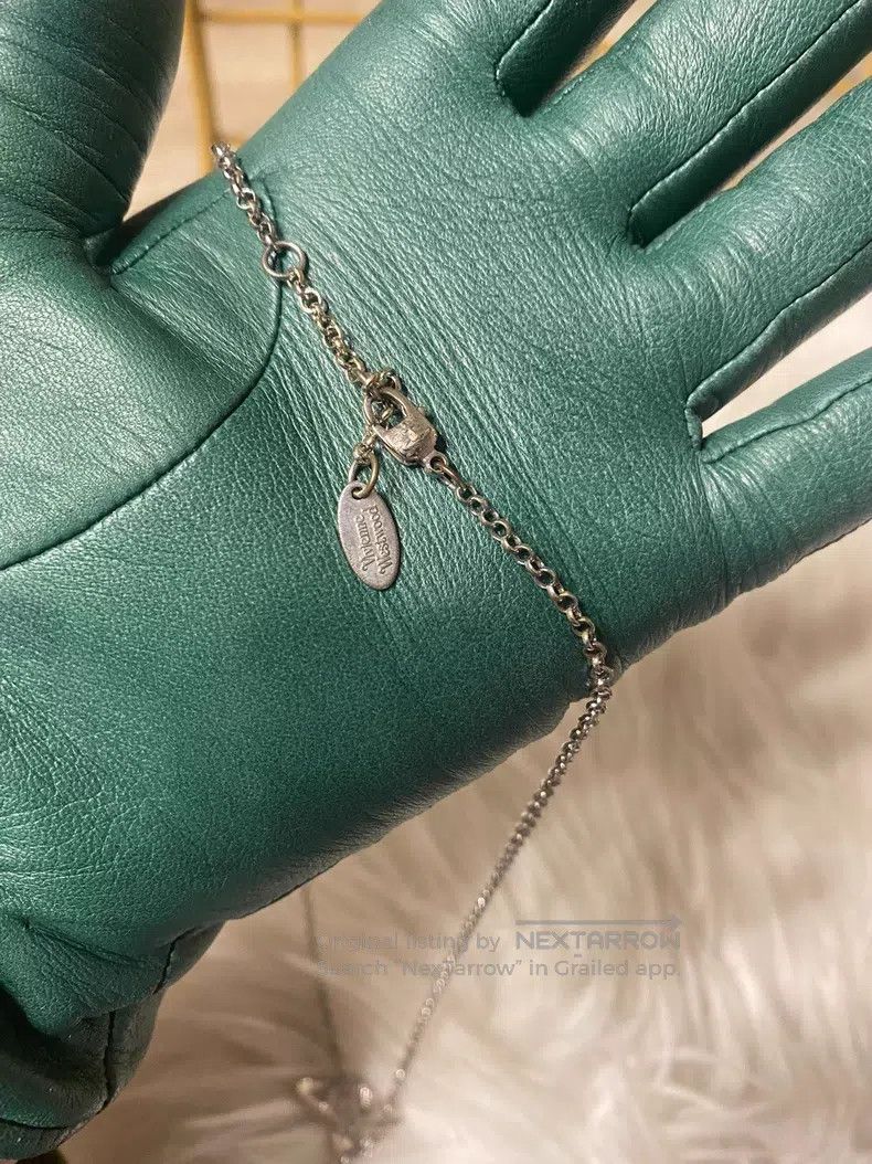 Vivienne Westwood Vivienne Westwood Old style silver mini bas flat necklace Size ONE SIZE - 3 Thumbnail