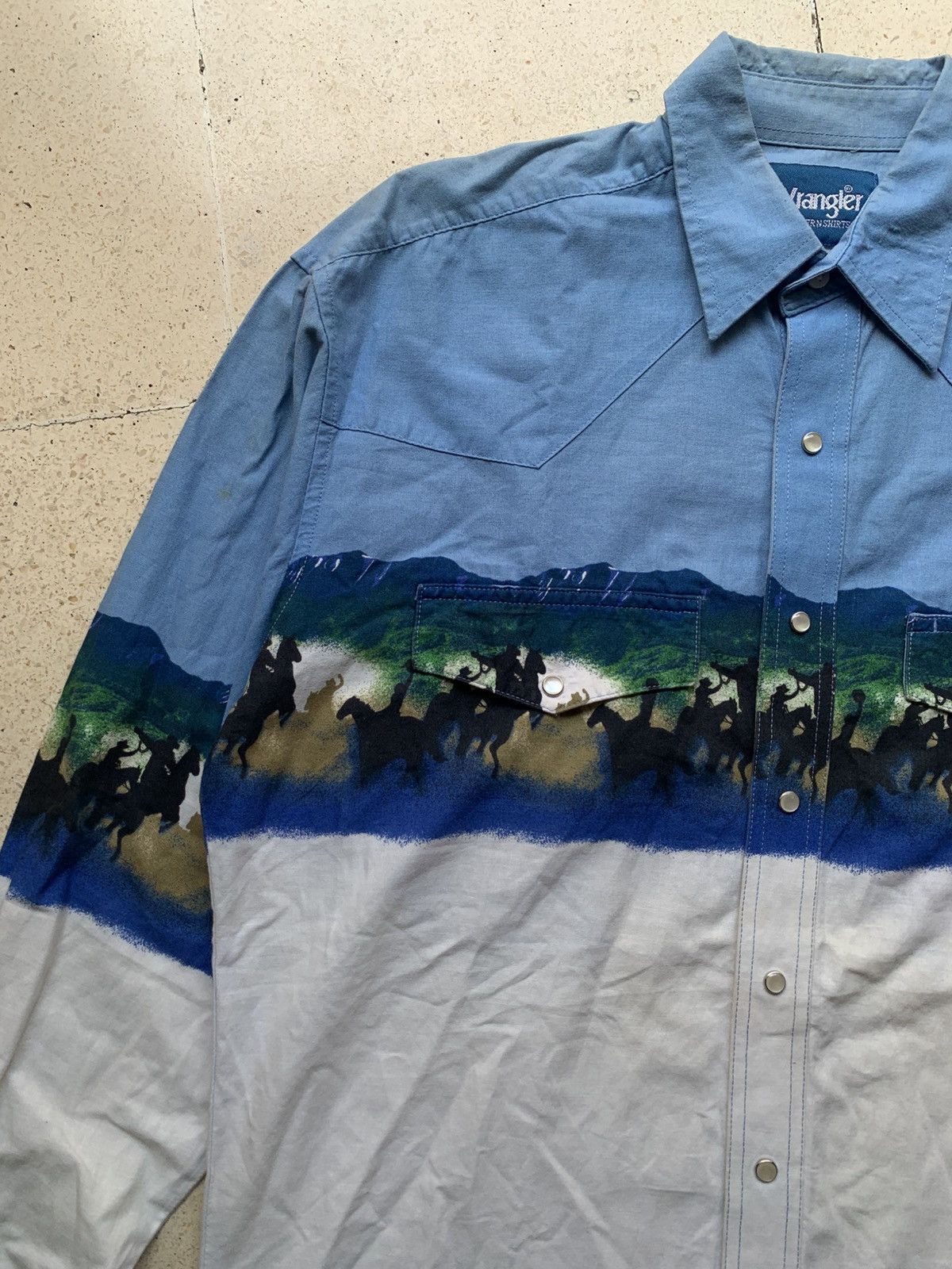 Wrangler Bundle wrangler brushpopper and western snap button Size US L / EU 52-54 / 3 - 4 Thumbnail