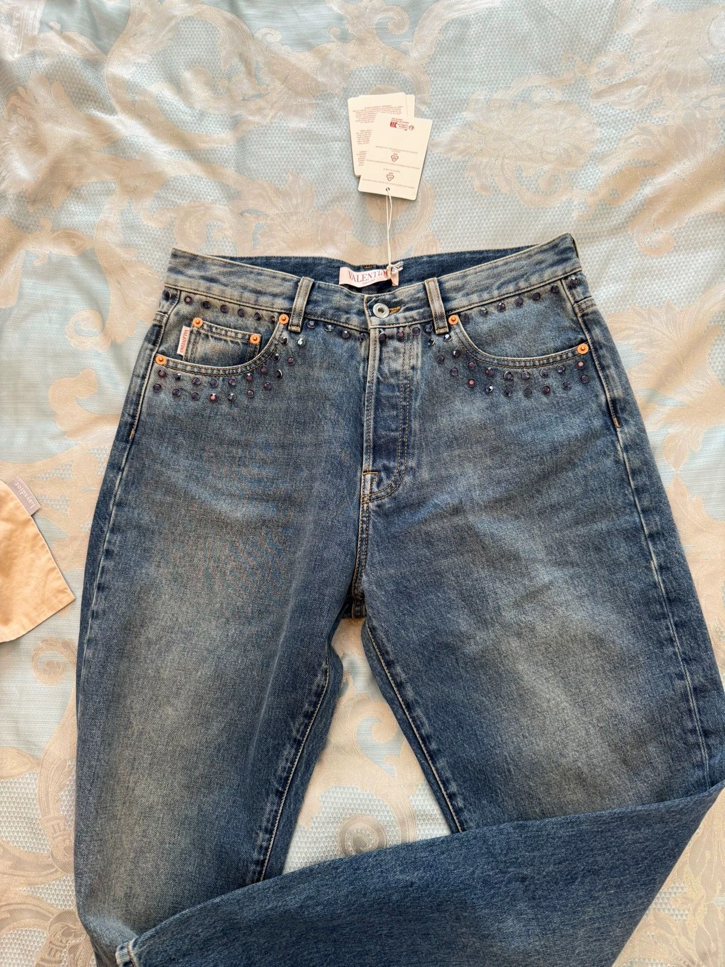 Valentino Valentino New 32 Jeans Waist Crystal Band Size US 32 / EU 48 - 4 Thumbnail