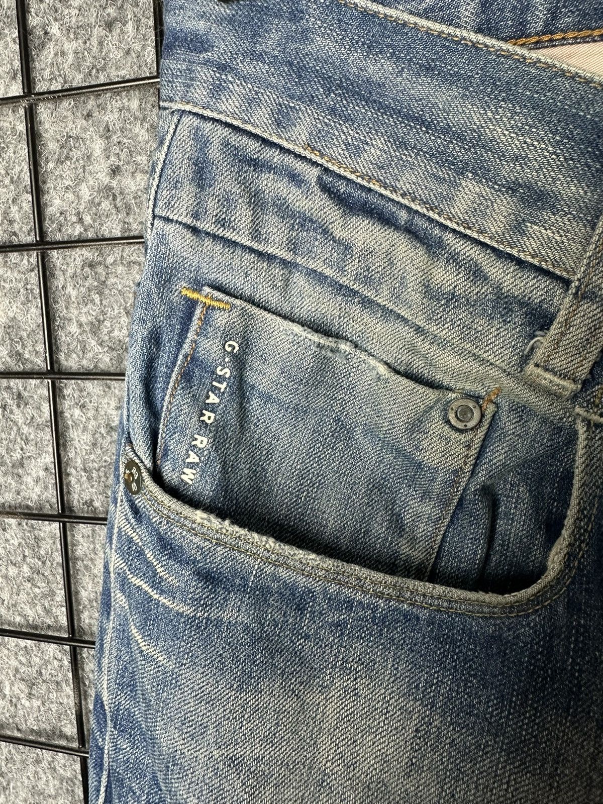G-Star G Star Raw New Radar Tapered Distressed Jeans Size 34 Size US 34 / EU 50 - 10 Thumbnail