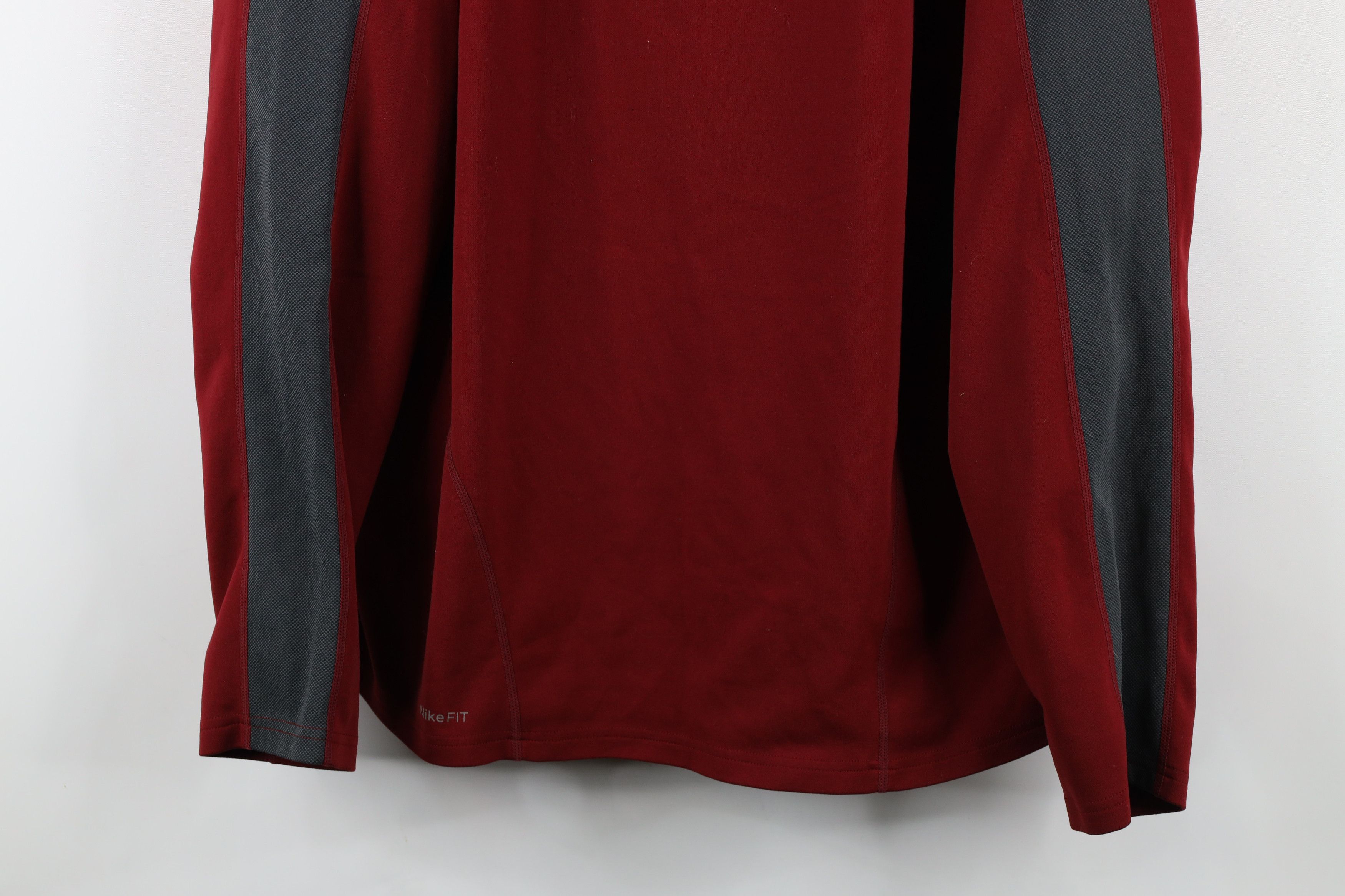 Nike × Vintage Vintage Nike ACG Mini Swoosh Knit Long Sleeve T-Shirt Red Size US XXL / EU 58 / 5 - 3 Thumbnail