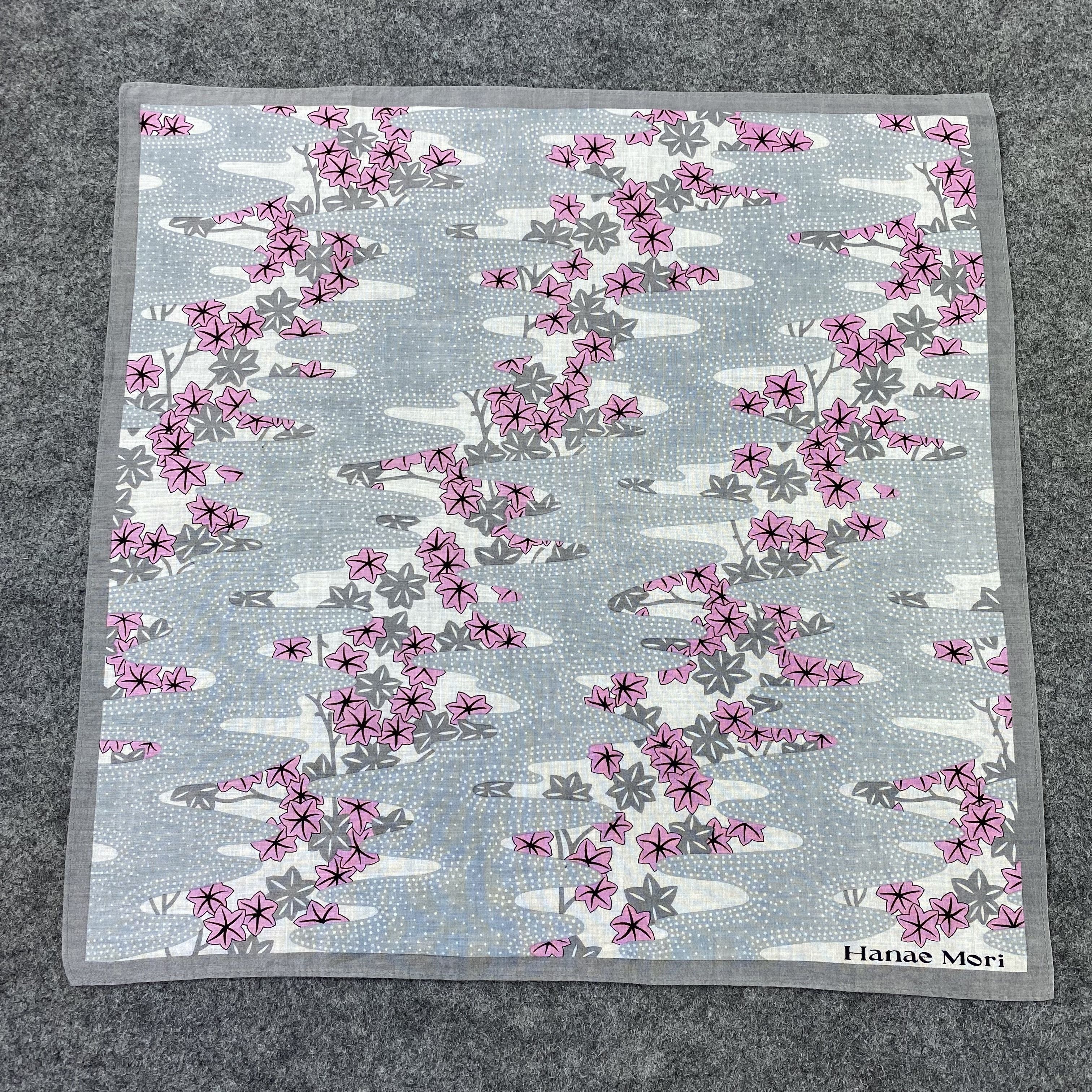 Hanae Mori Hanae Mori Handkerchief Neckerchief Bandana H1175 Size ONE SIZE - 3 Thumbnail