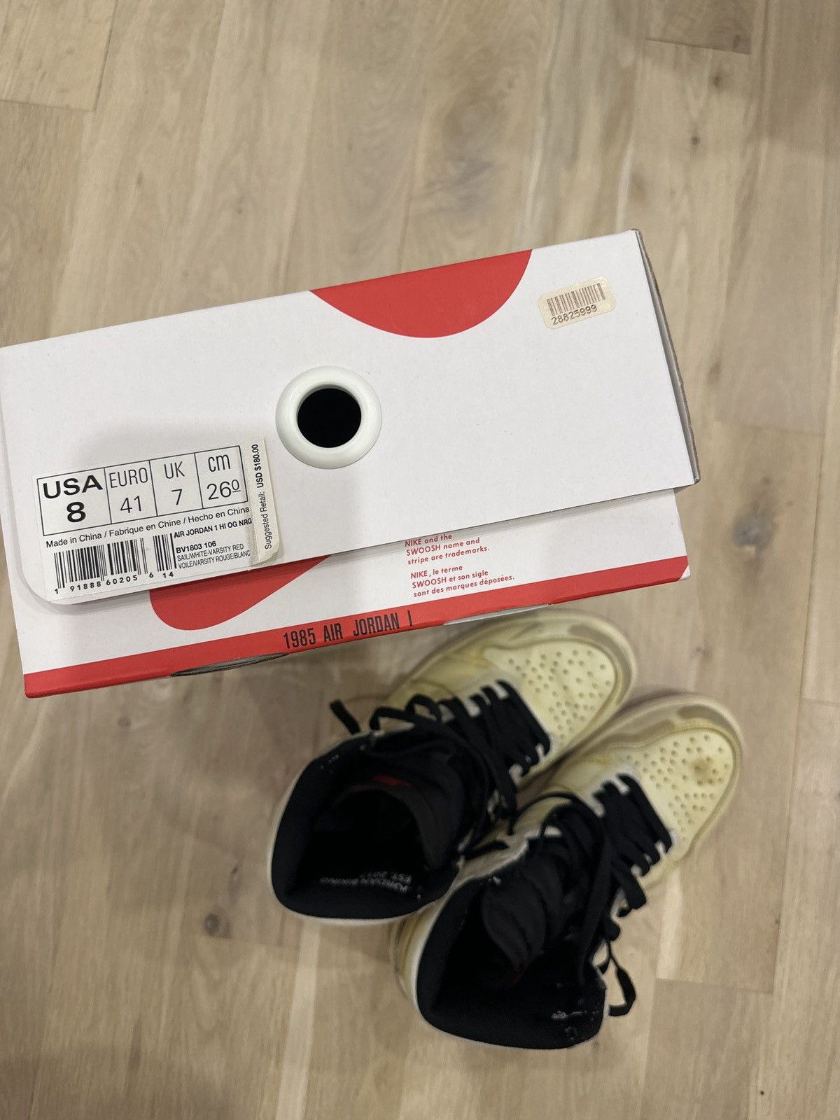Jordan Brand Air Jordan 1 Og Nigel sylvester Size US 8 / EU 41 - 3 Thumbnail