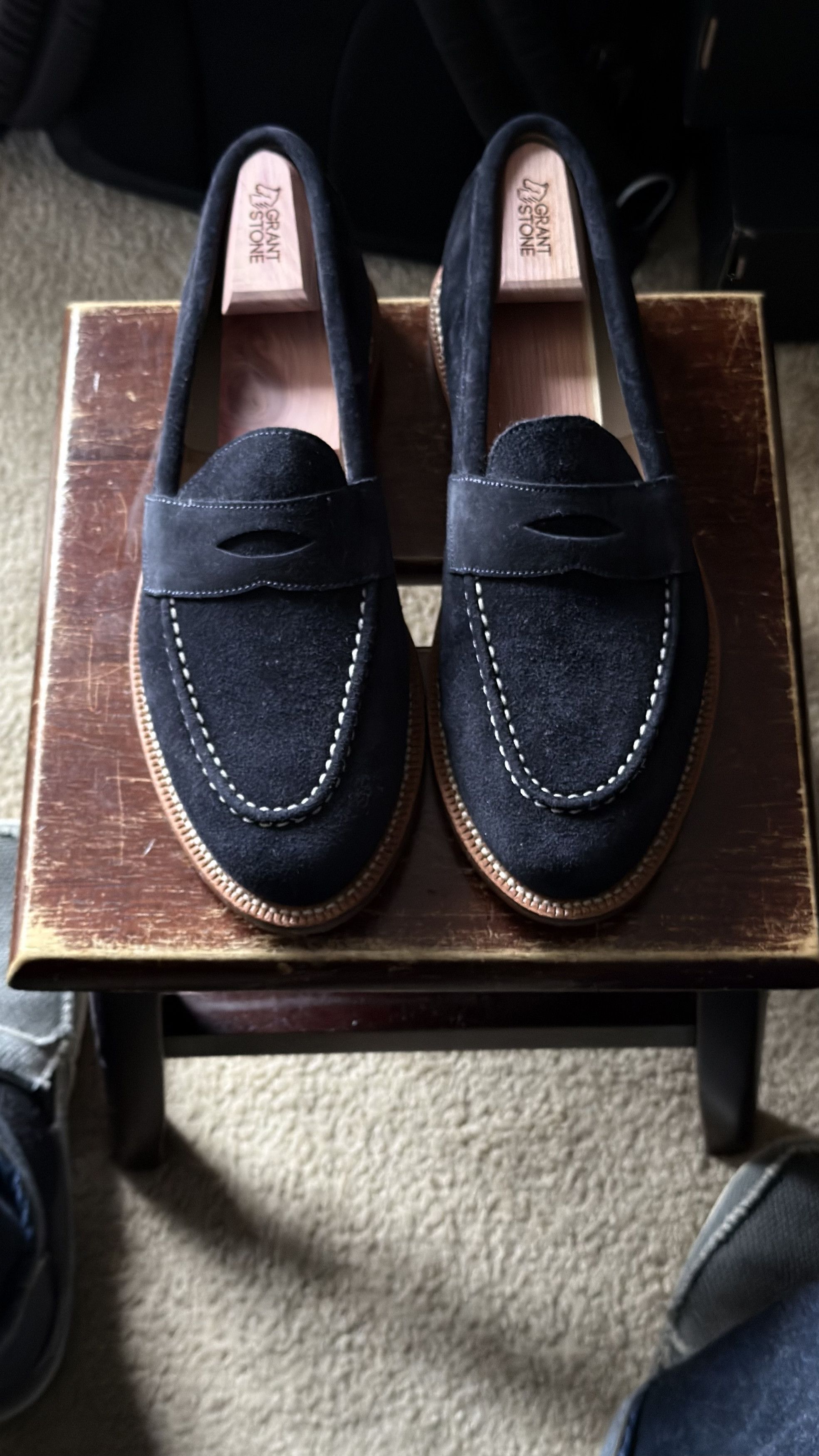 Grant Stone Grant Stone Midnight Suede Traveler in 9E Size US 9 / EU 42 - 1 Thumbnail