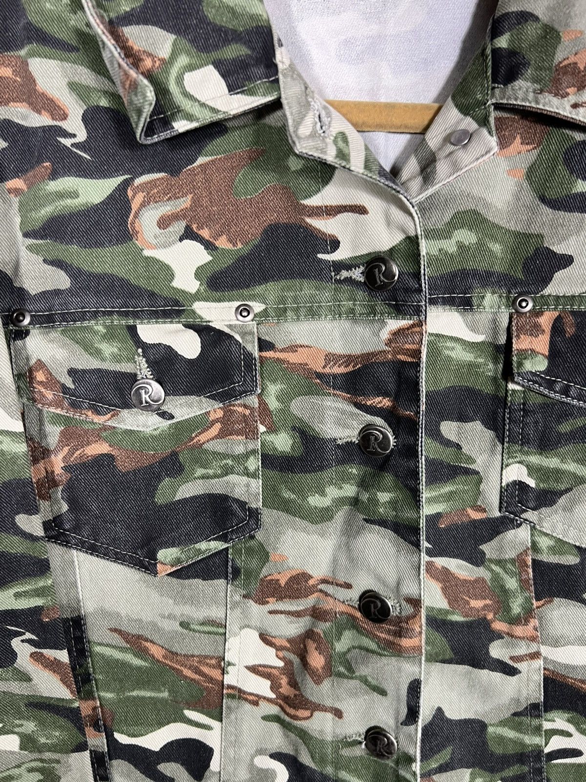 Vintage Vintage Camo Jacket Size US XL / EU 56 / 4 - 2 Thumbnail