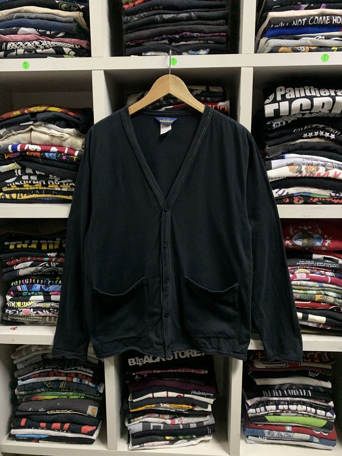 Woolrich Black Cardigan