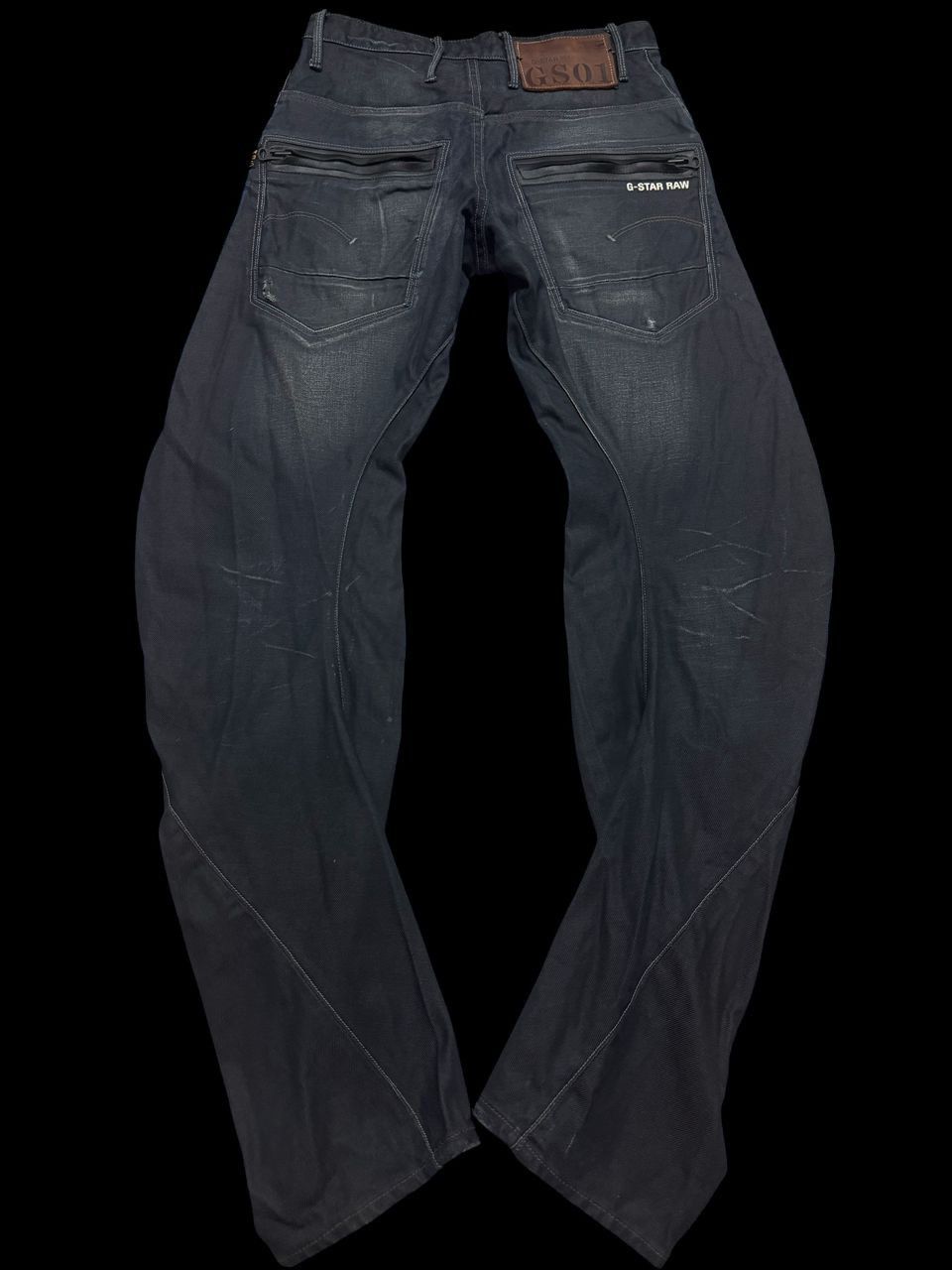 G-Star 💥3D Powell💥90s Style G Star Raw Mudwash Black Denim Sick Size US 27 - 1 Thumbnail