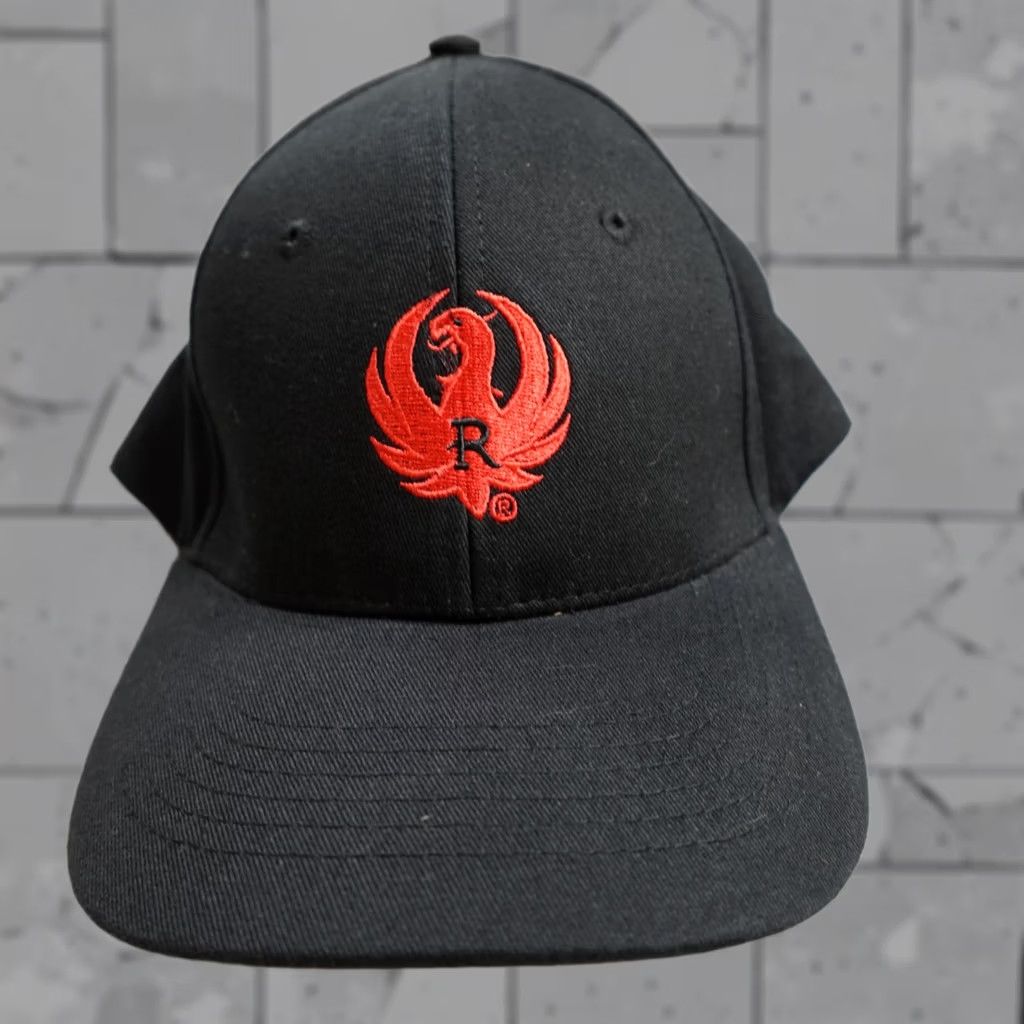 Vintage Ruger Hat Black Embroidered Official Strapback Baseball Cap Men One Size Cotton Black Embroidered Official Strapback Ruger Hat Mens Size ONE SIZE - 1 Thumbnail