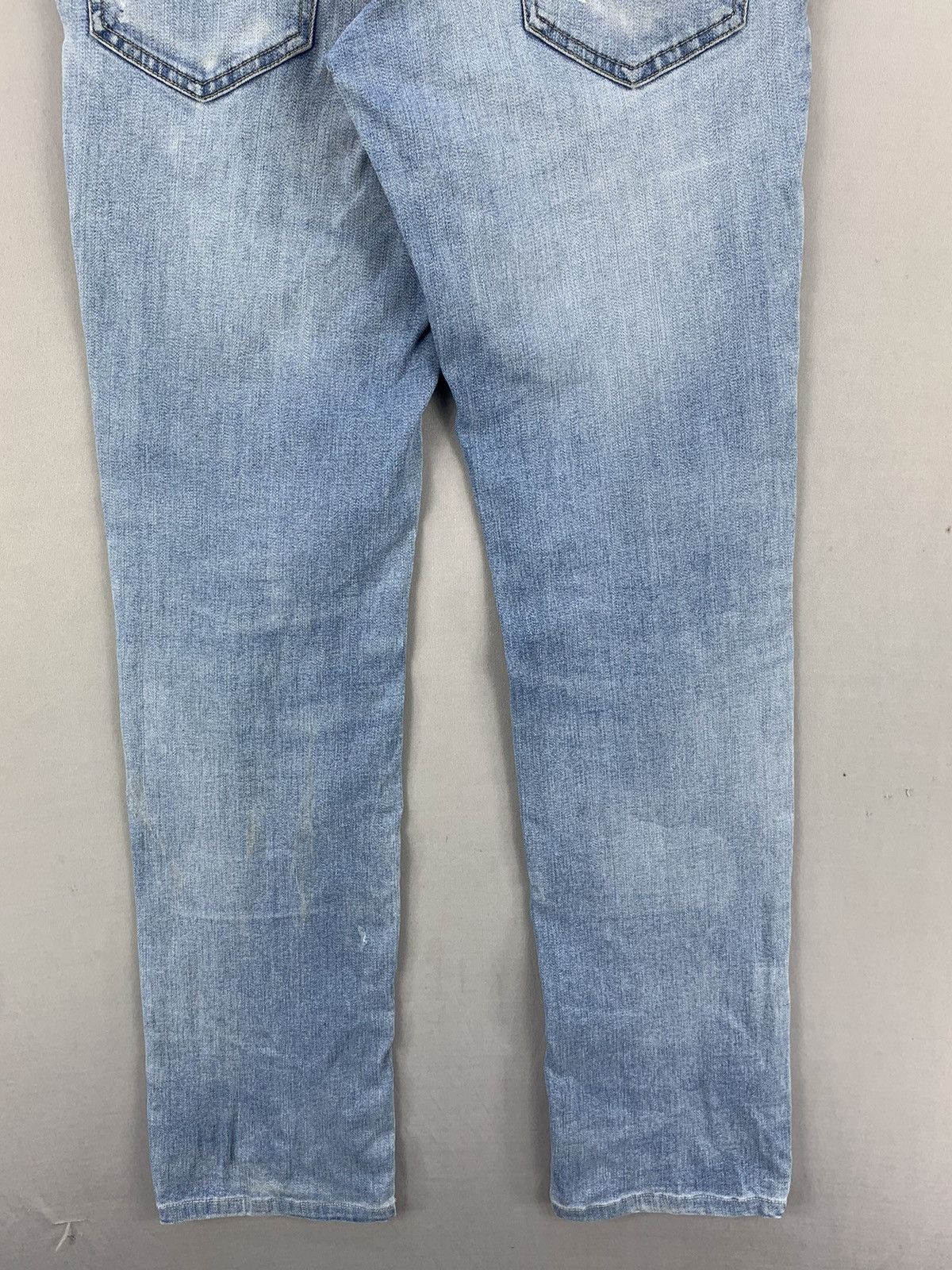 Japanese Brand C17 Distressed Light Wash Denim Jeans Pants Size US 31 - 10 Thumbnail