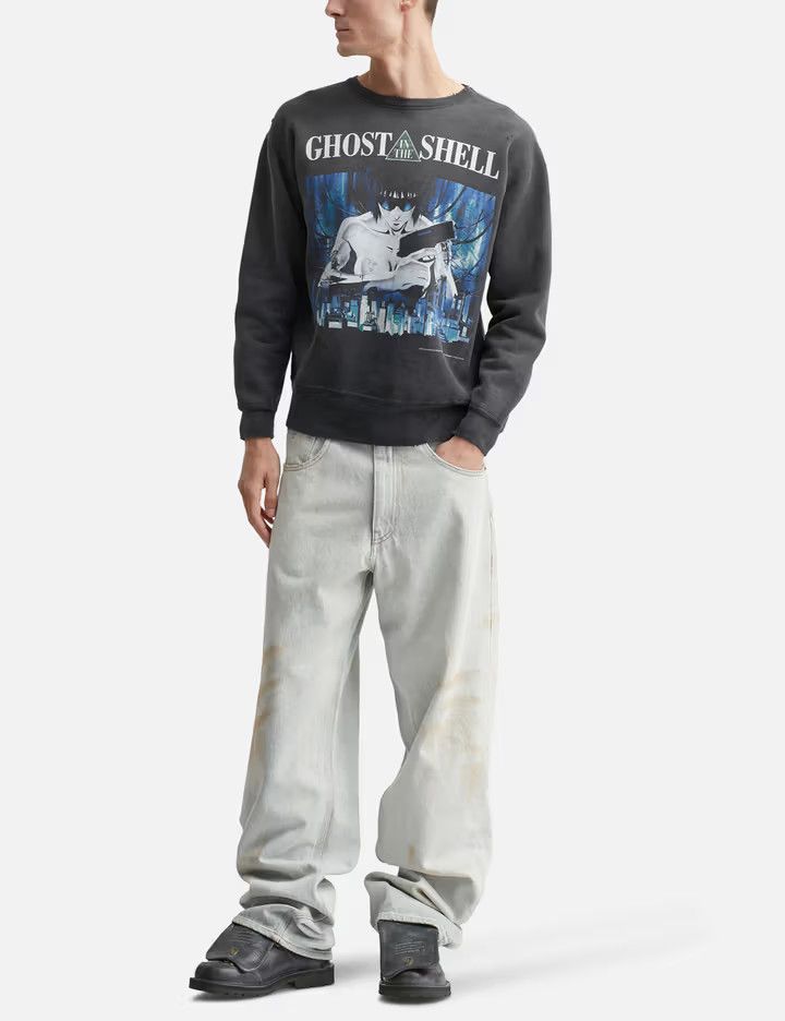 Saint Michael o1h1sh10525 Graphic Sweatshirt in Black Size US XXL / EU 58 / 5 - 3 Thumbnail