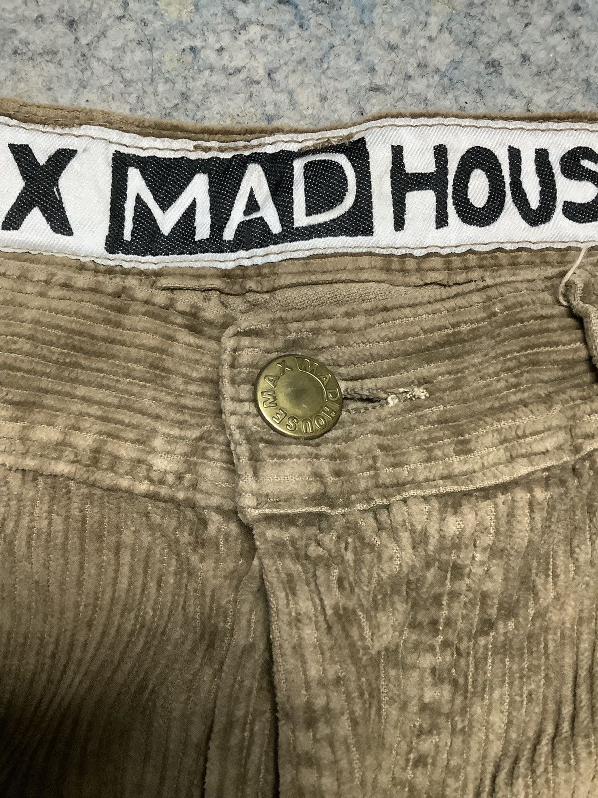 If Six Was Nine × Le Grande Bleu (L.G.B.) Bondage Patchwork Italian Designer Max Mad House Size US 33 - 5 Thumbnail