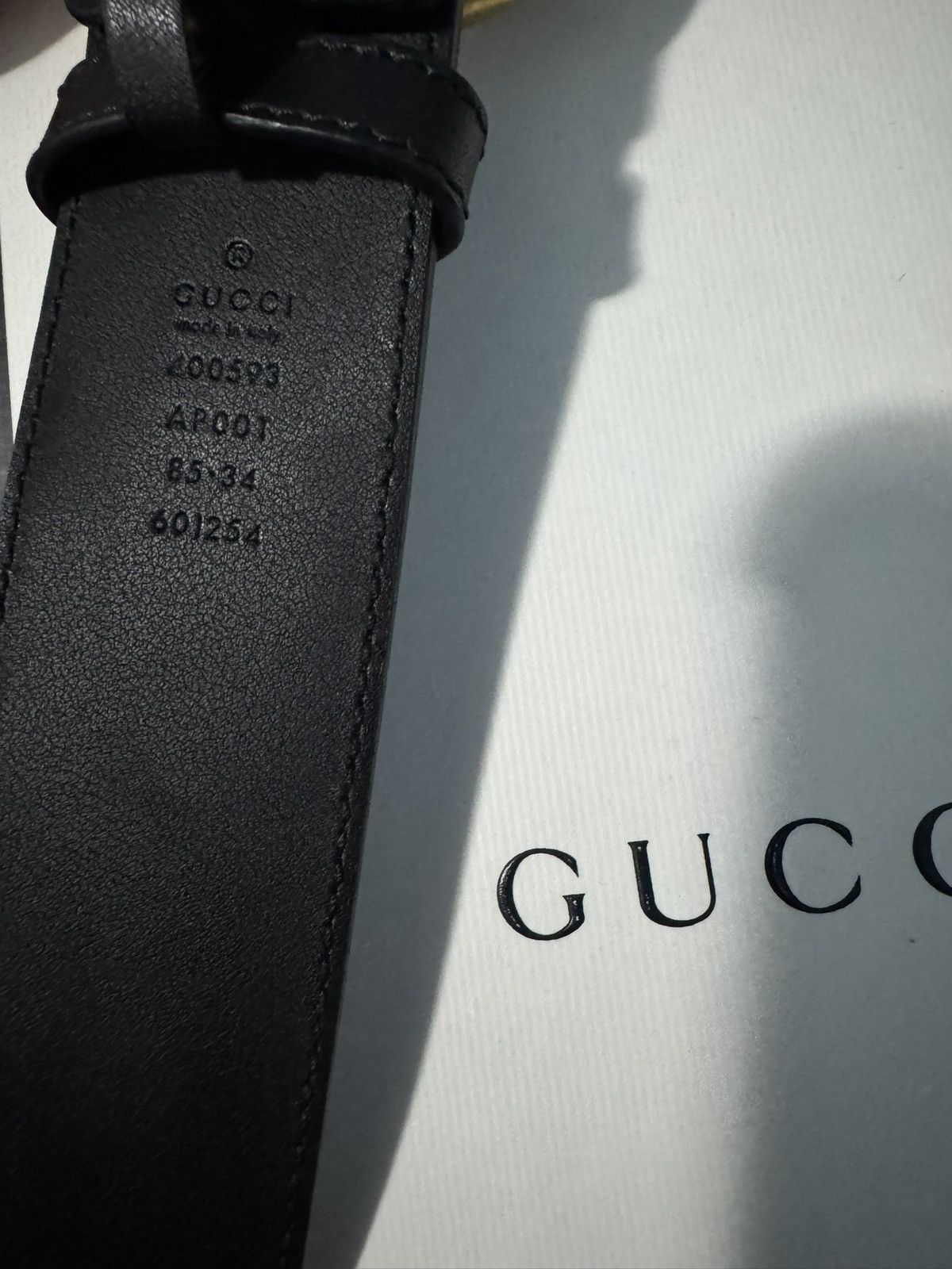 Gucci GUCCI GG Buckle Belt Size ONE SIZE - 3 Thumbnail