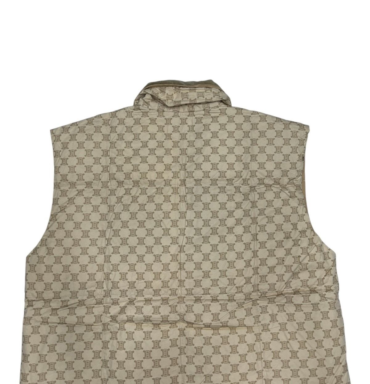 Celine Vintage CELINE Monogram Puffer Down Vest Jacket Size US M / EU 48-50 / 2 - 7 Thumbnail