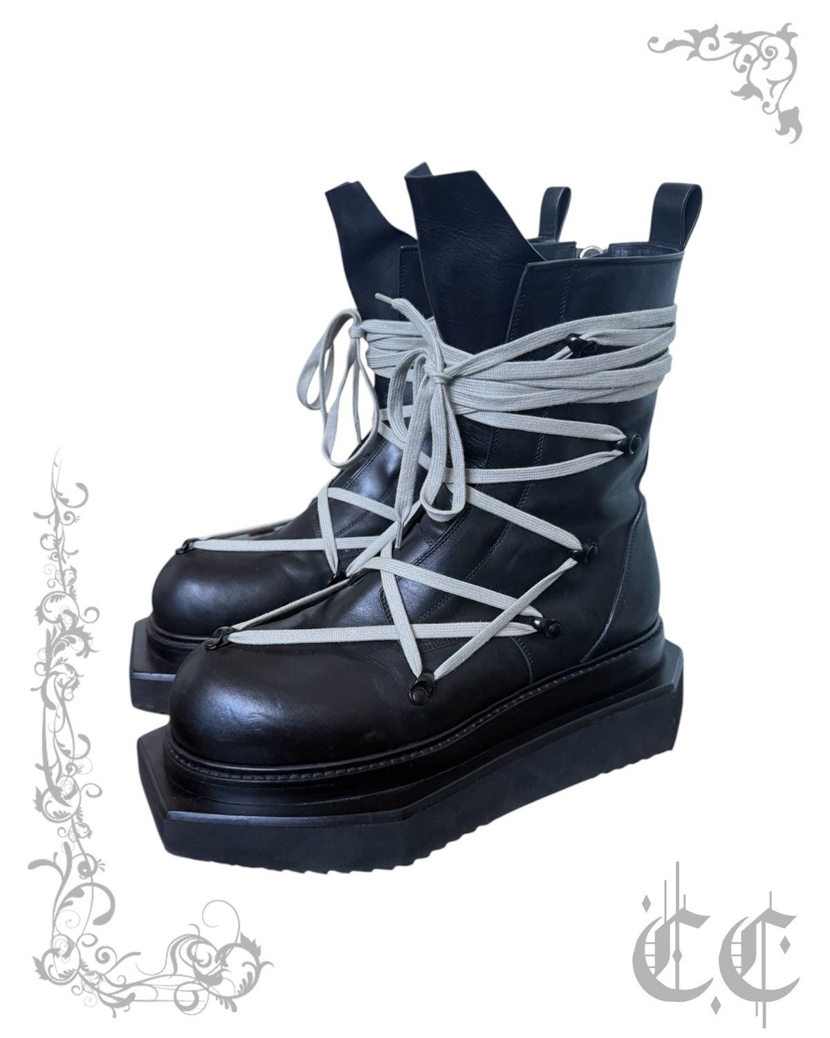 Rick Owens Rick Owens Moto Turbo Cyclops Boots | Grailed