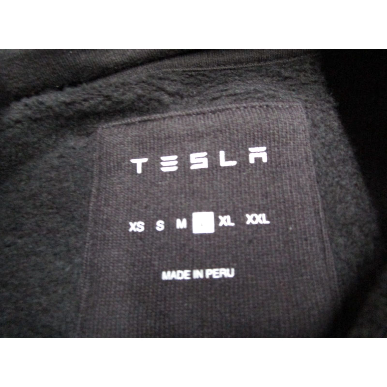 Vintage VINTAGE Tesla Hoodie Women Large Black Pullover Sweatshirt Casual Activewear Pockets Logo Transportation Size L / US 10 / IT 46 - 3 Thumbnail