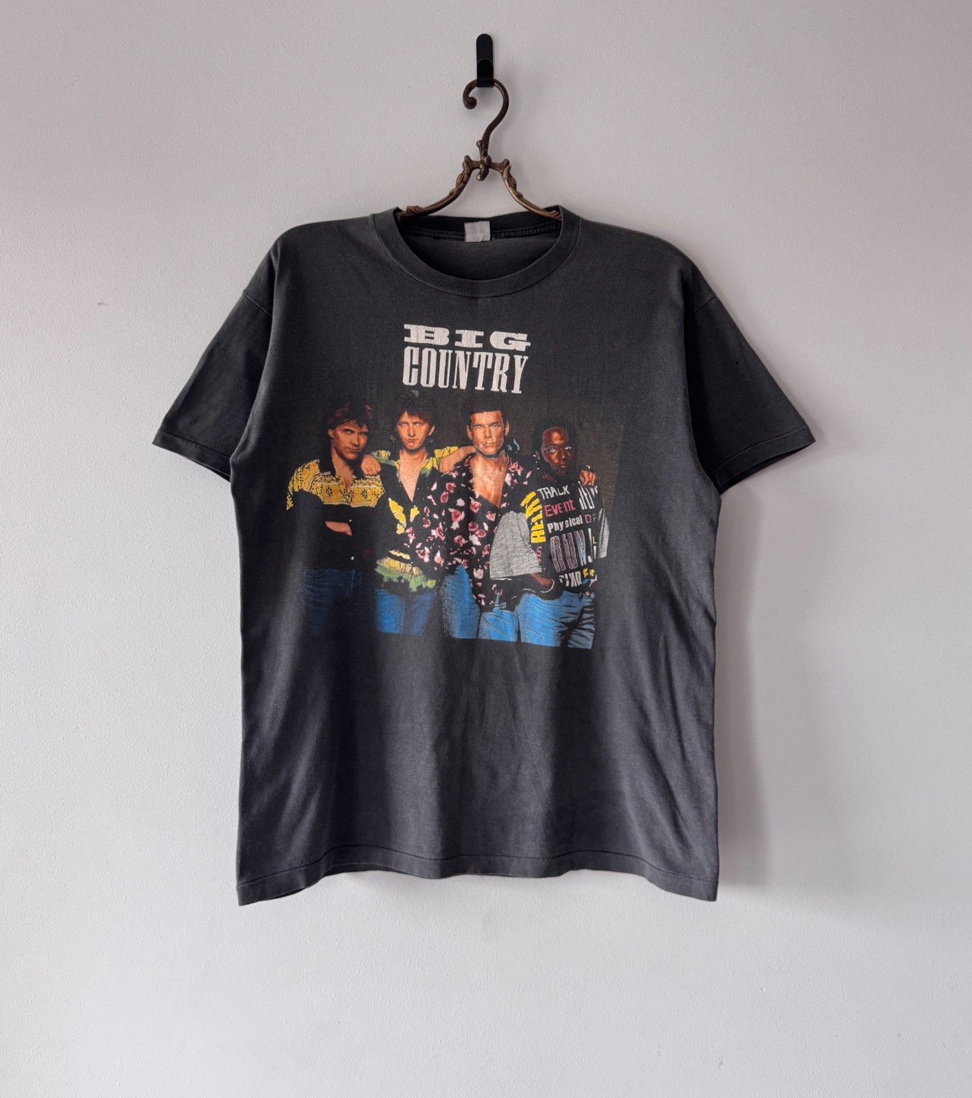 Band Tees Rare Big Country Vintage 1989 Band T-Shirt Single Stitch Size US XL / EU 56 / 4 - 1 Thumbnail