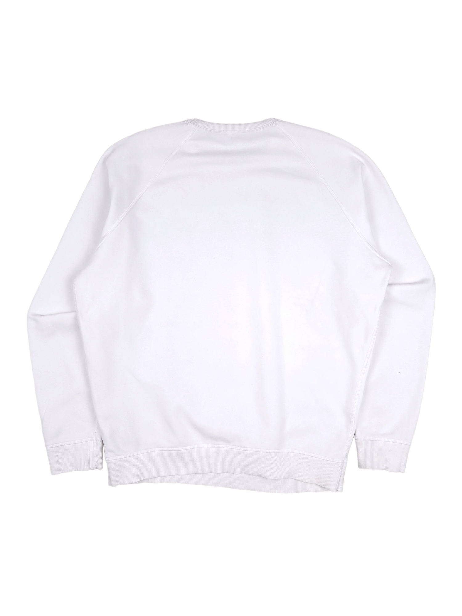 Designer × Diesel 💎 Diesel Broken Logo White Crewneck Sweatshirt Size US XL / EU 56 / 4 - 2 Thumbnail