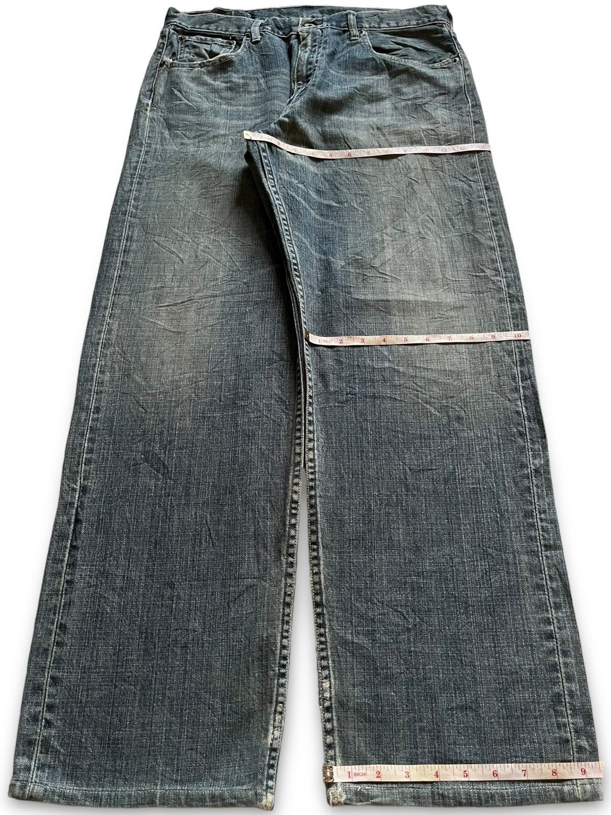 Levi's Vintage 90s Levis 503 Faded Wash Distressed Baggy Jeans Size US 34 / EU 50 - 13 Thumbnail