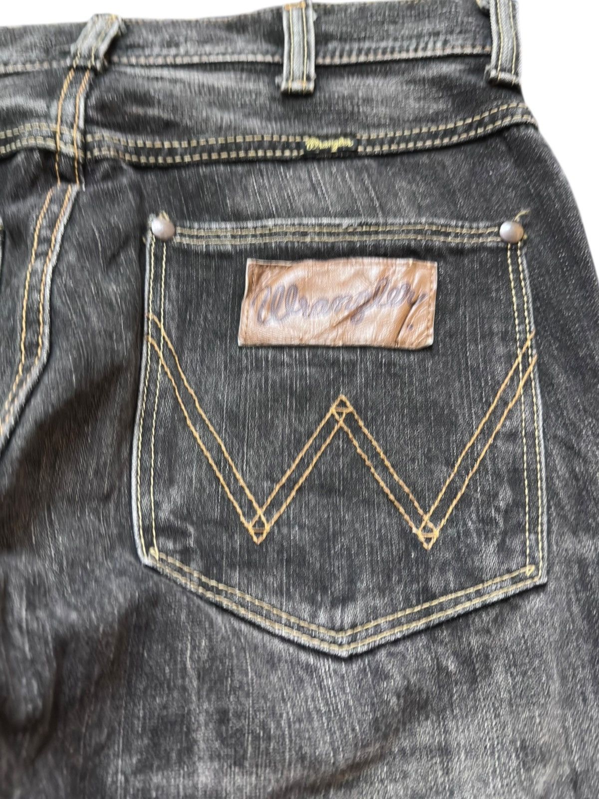 Wrangler Vintage Wrangler Flare Bootcut Whiskers Denim Size US 30 / EU 46 - 7 Thumbnail