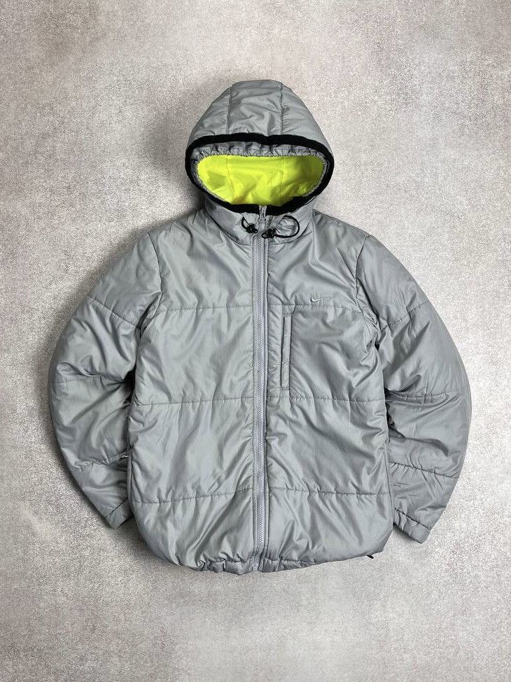 Nike Vintage 90s Nike Down Puffer Goose Y2K Jacket Rare S Size US S / EU 44-46 / 1 - 1 Thumbnail