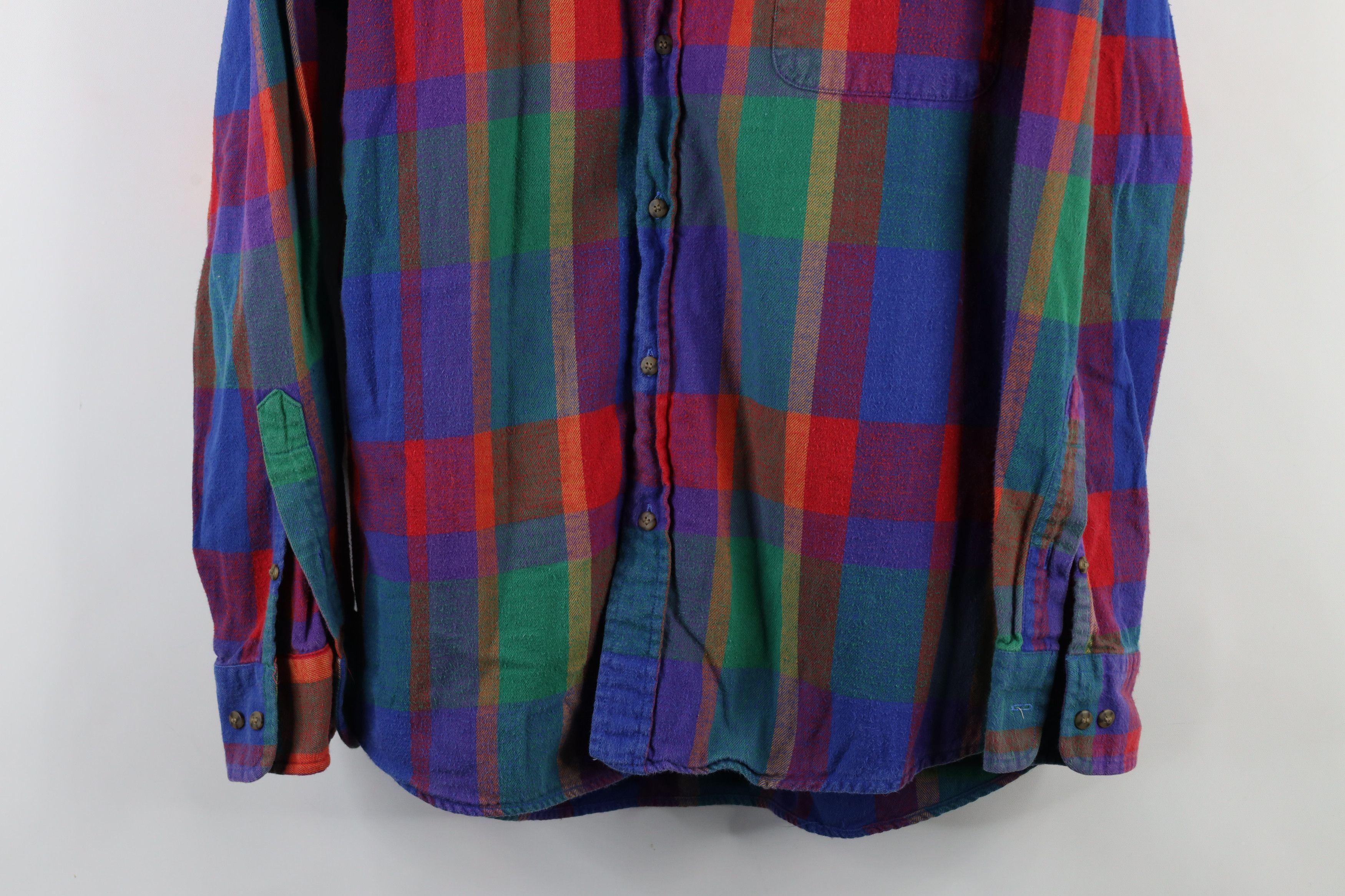 Vintage Vintage 90s Streetwear Plaid Flannel Button Down Shirt Size US M / EU 48-50 / 2 - 3 Thumbnail