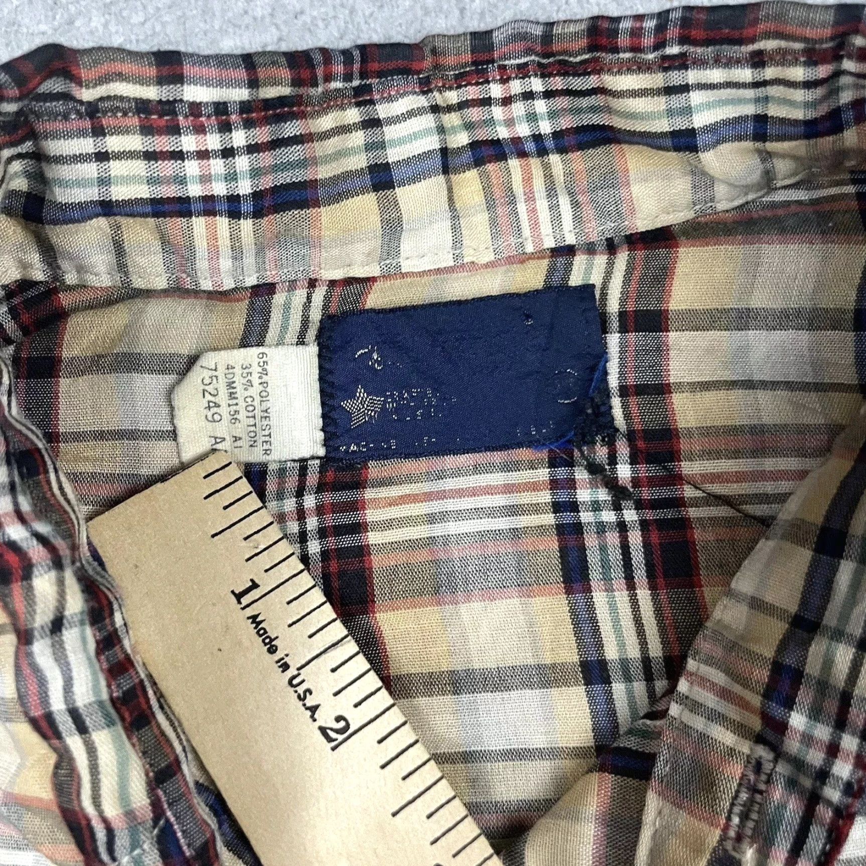 Wrangler VINTAGE Wrangler Shirt Adult Large Brown Western Fashion Pearl Snap Plaid Cowboy Shirt Mens Wrangler Western Fashion Size US L / EU 52-54 / 3 - 5 Thumbnail